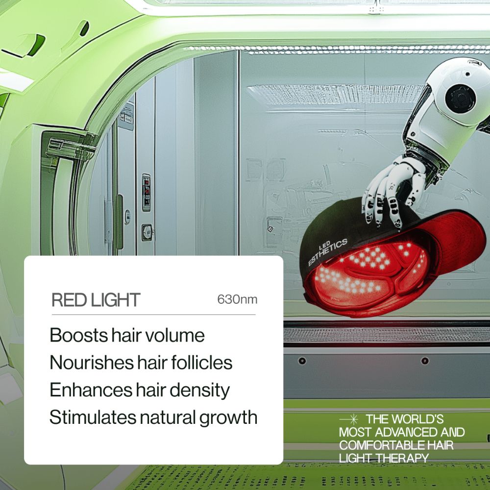 LED ESTHETICS - HAIR PRO - RED LIGHT HAIR GROWTH CAP