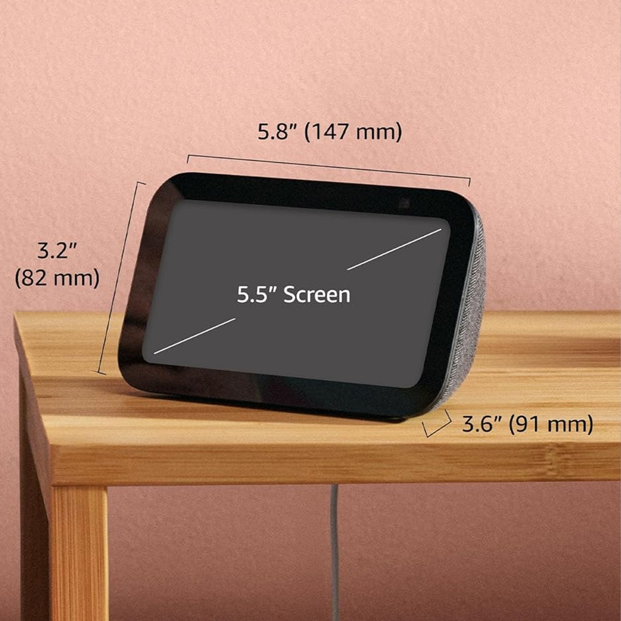 AMAZON - ECHO SHOW 5 (3RD GEN) CHARCOAL