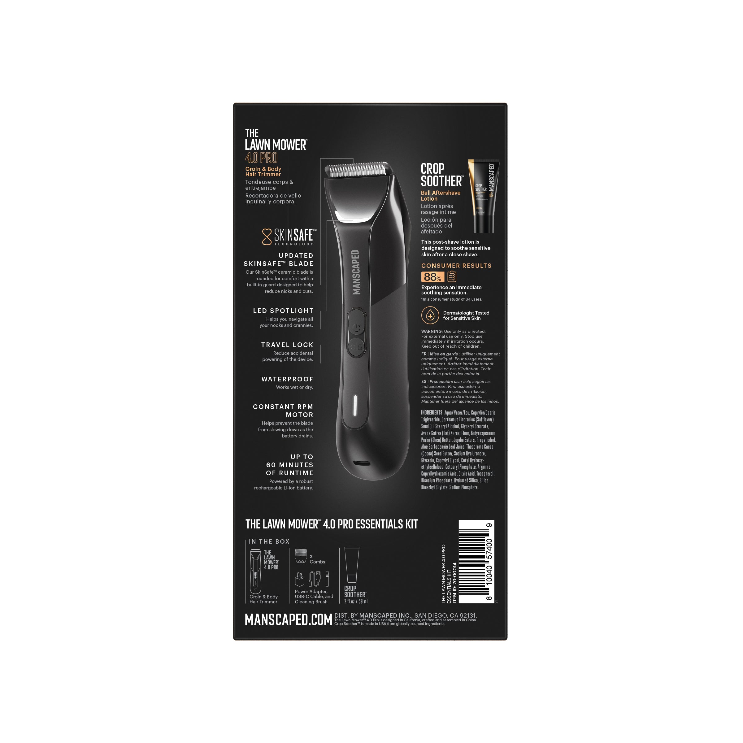 MANSCAPED - LAWN MOWER 4.0 PRO ESSENTIALS KIT
