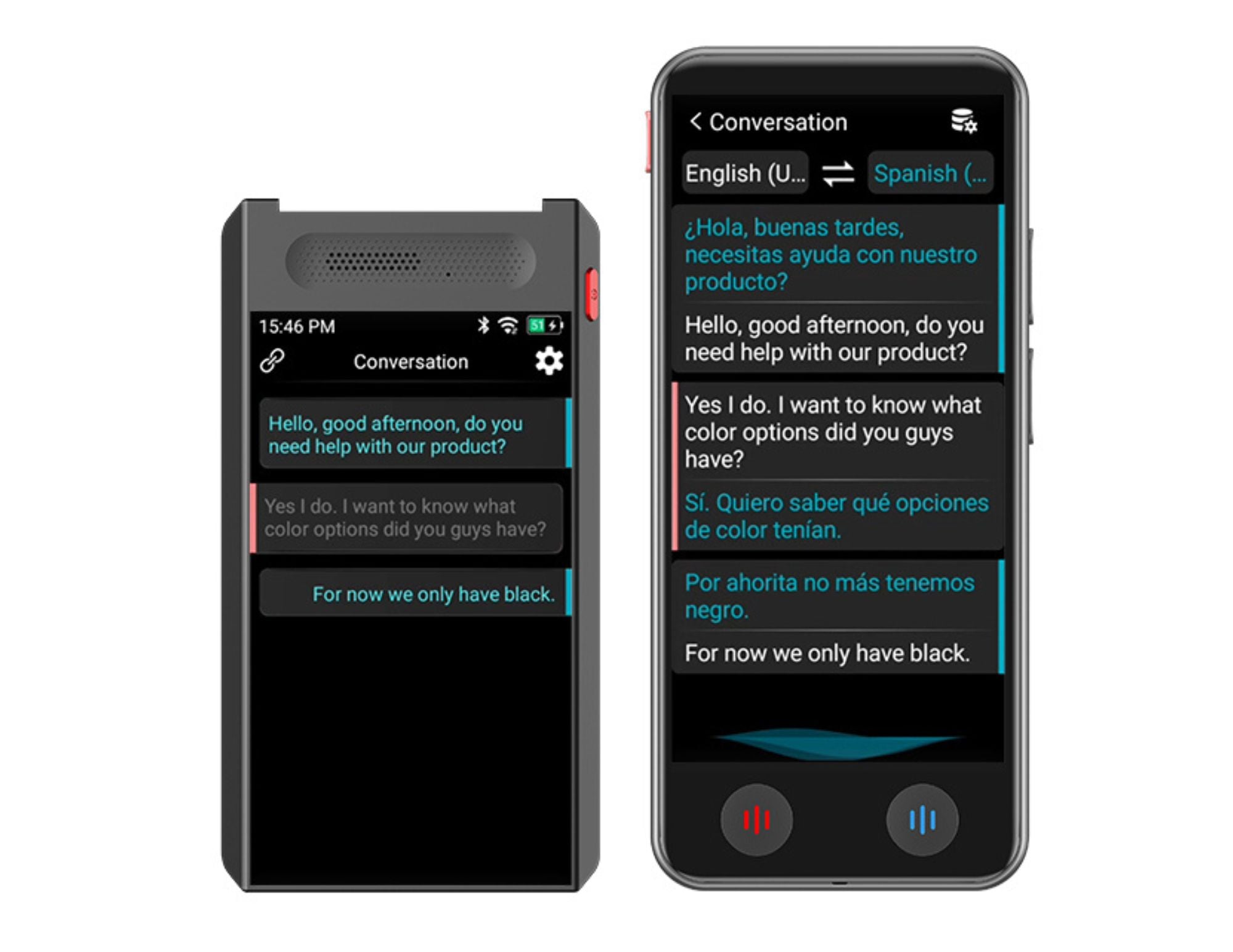 ITOURTRANSLATOR - DUAL SCREEN LANGUAGE TRANSLATION DEVICE