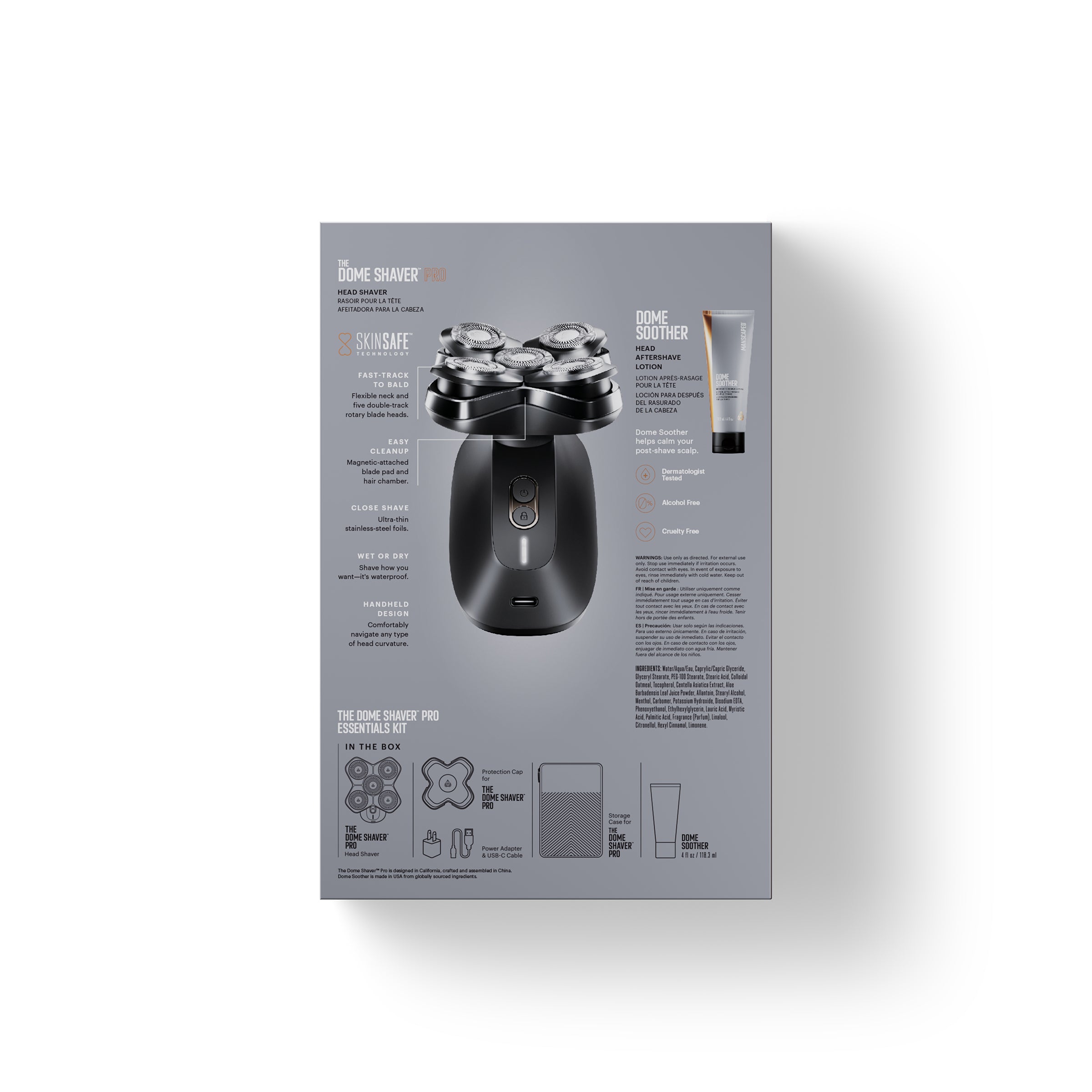 MANSCAPED - DOME SHAVER PRO ESSENTIALS KIT