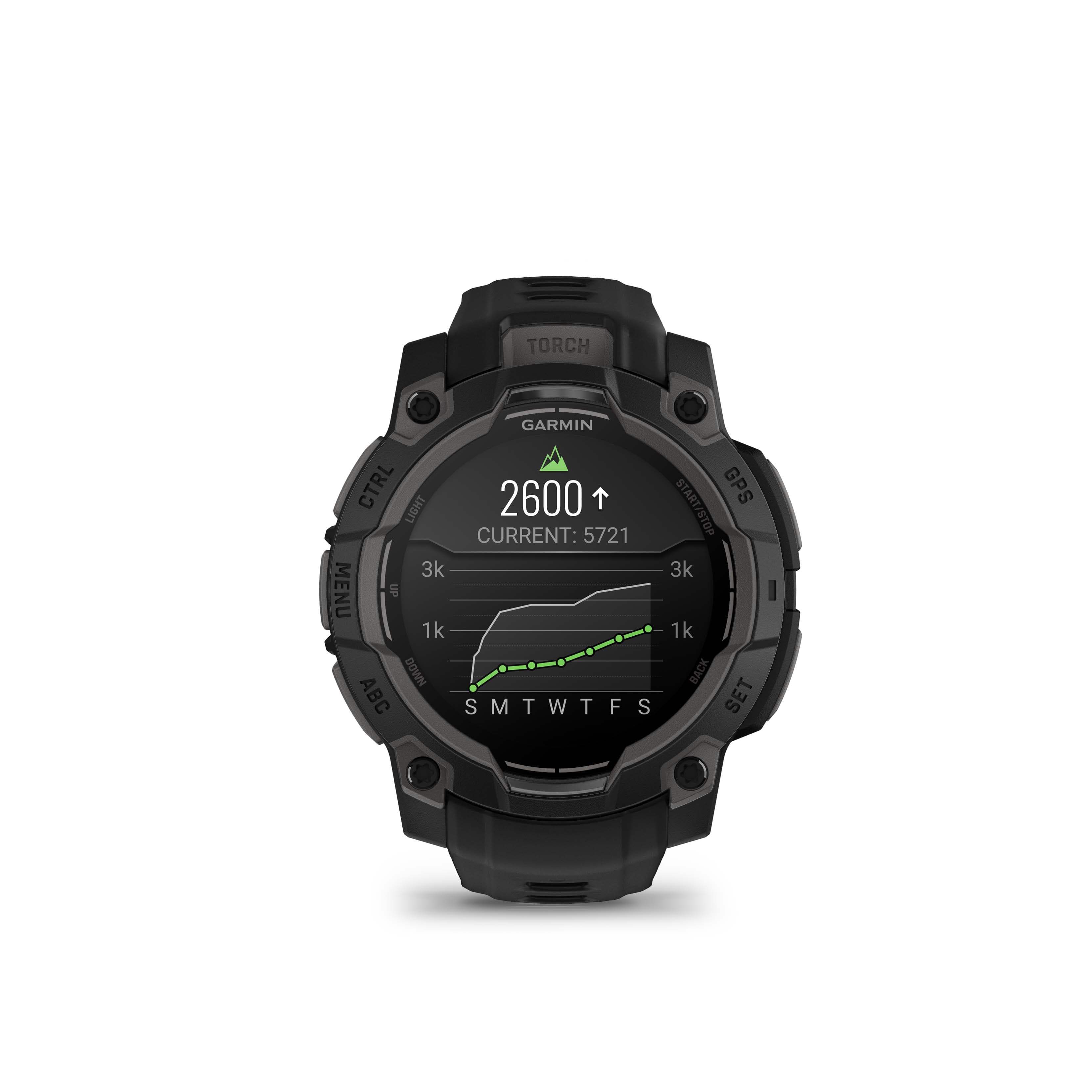 GARMIN - ININSTINCT 3 45 MM, AMOLED BLACK WITH BLACK BAND