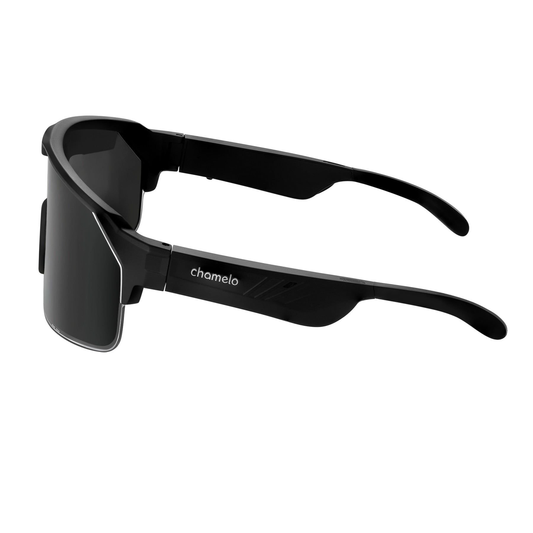 CHAMELO - SPORT MUSIC SHIELD SLIDER HVL SMOKE MATTE BLACK