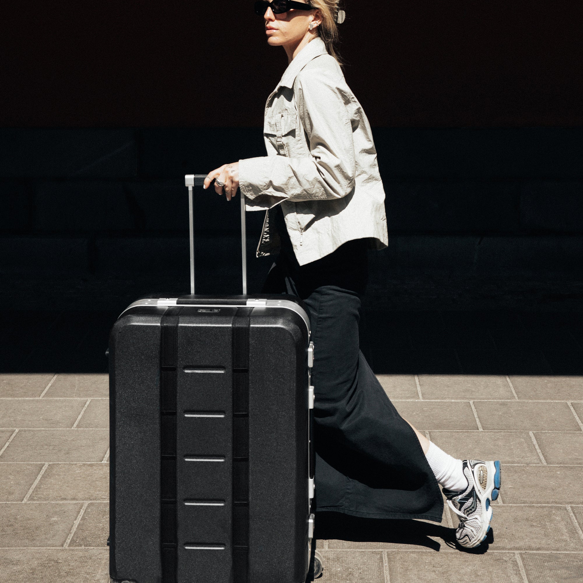 D_B_ - RAMVERK PRO CHECK-IN LUGGAGE LARGE - SILVER