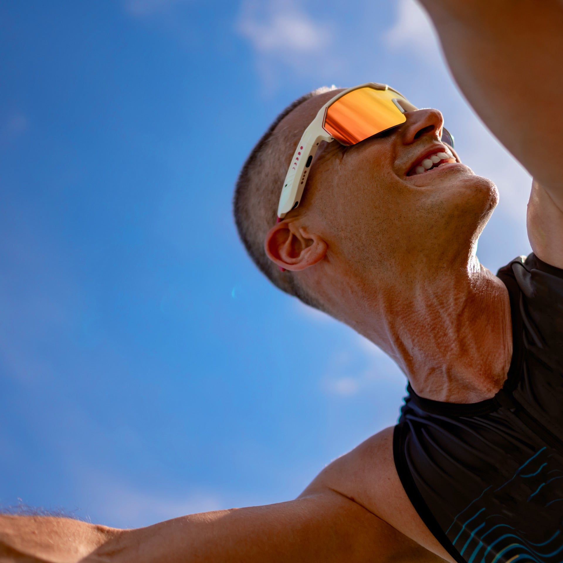 CHAMELO - MUSIC SHIELD SLIDER HVL FIRE (RED MIRROR) WHITE