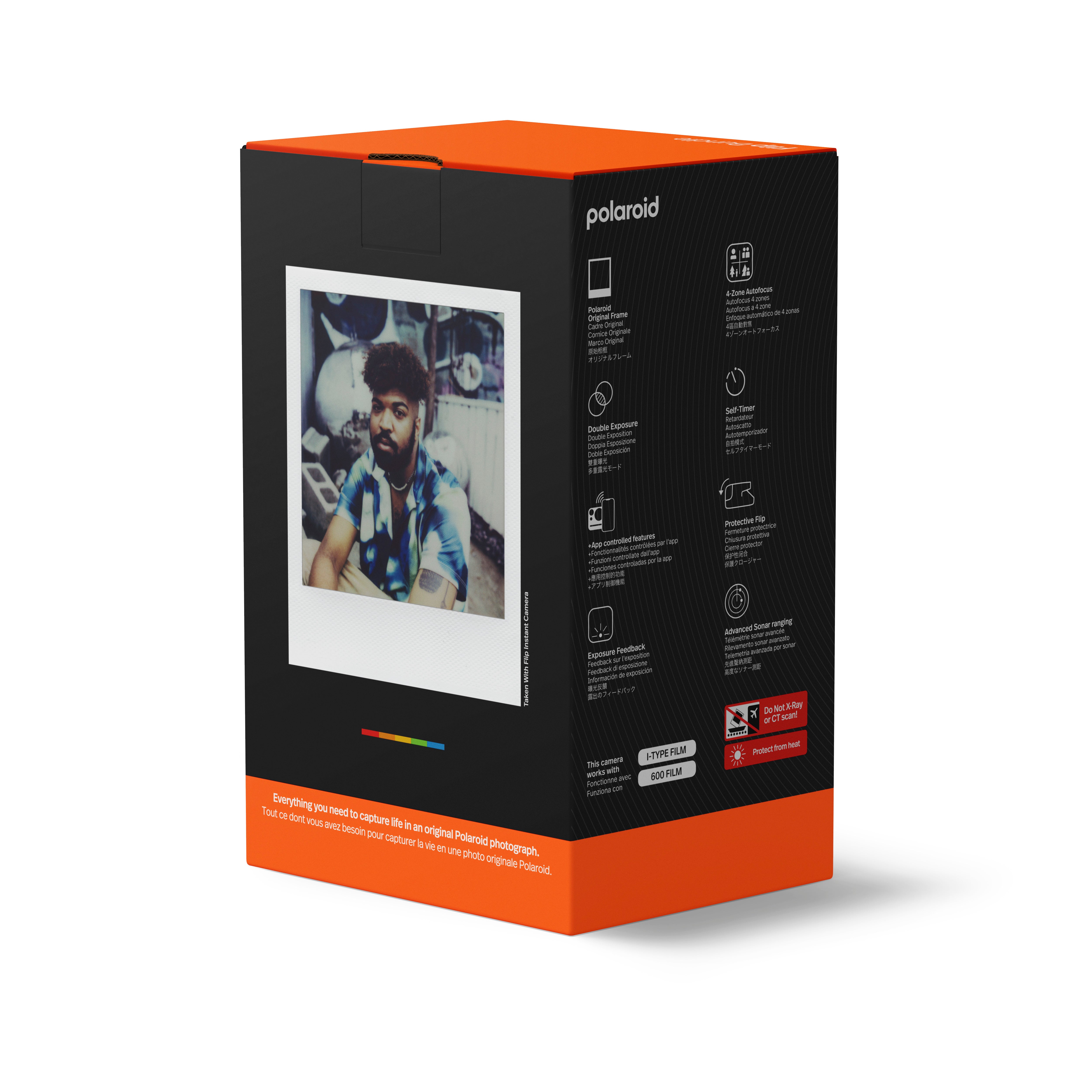 POLAROID - FLIP WHITE COLOR FILM BUNDLE (8 PHOTOS)