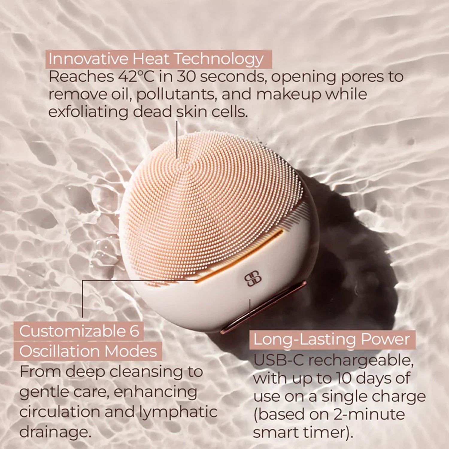 Heatsonic Cleansing Device