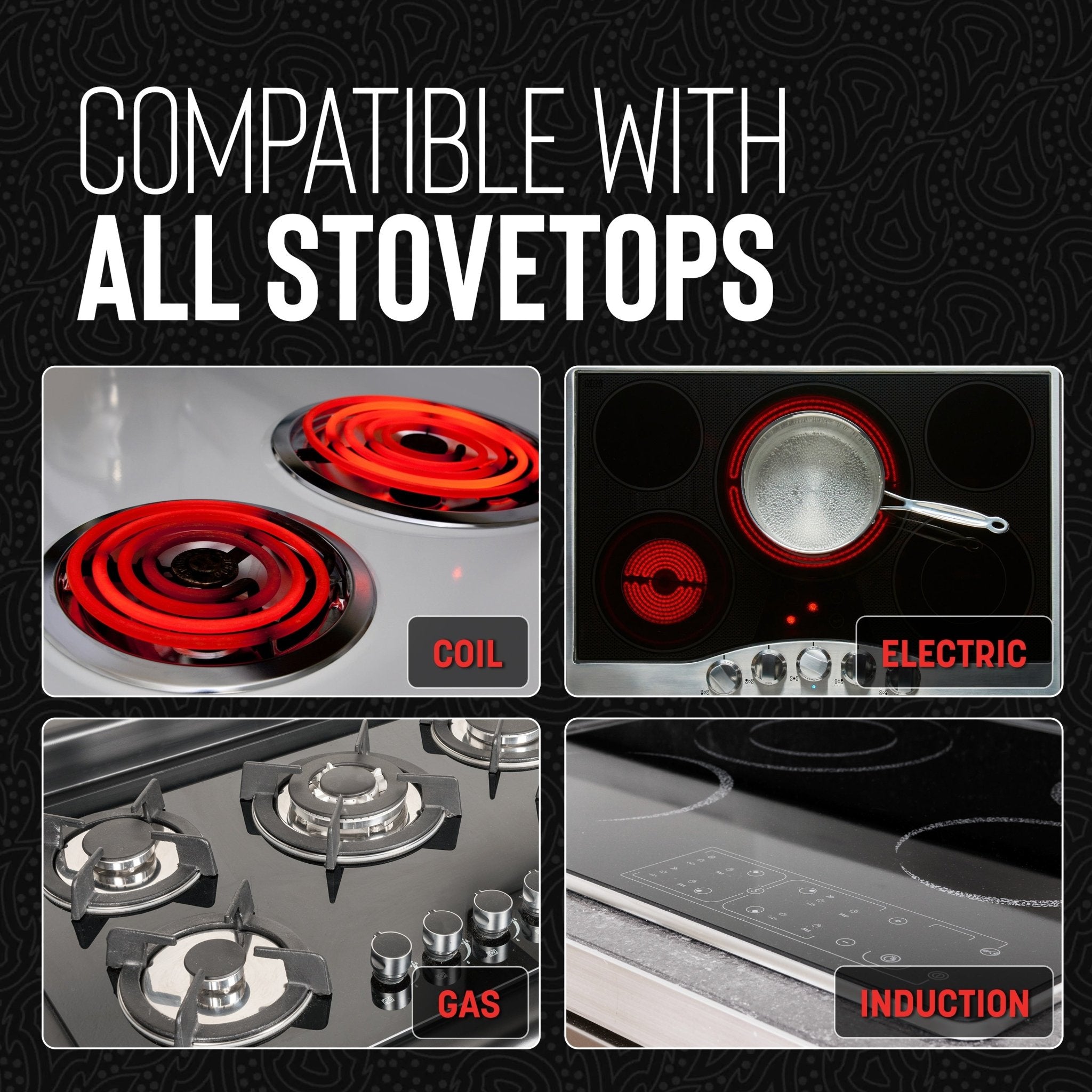 HELL'S KITCHEN - HYBRID 5 PC COOKWARE SET