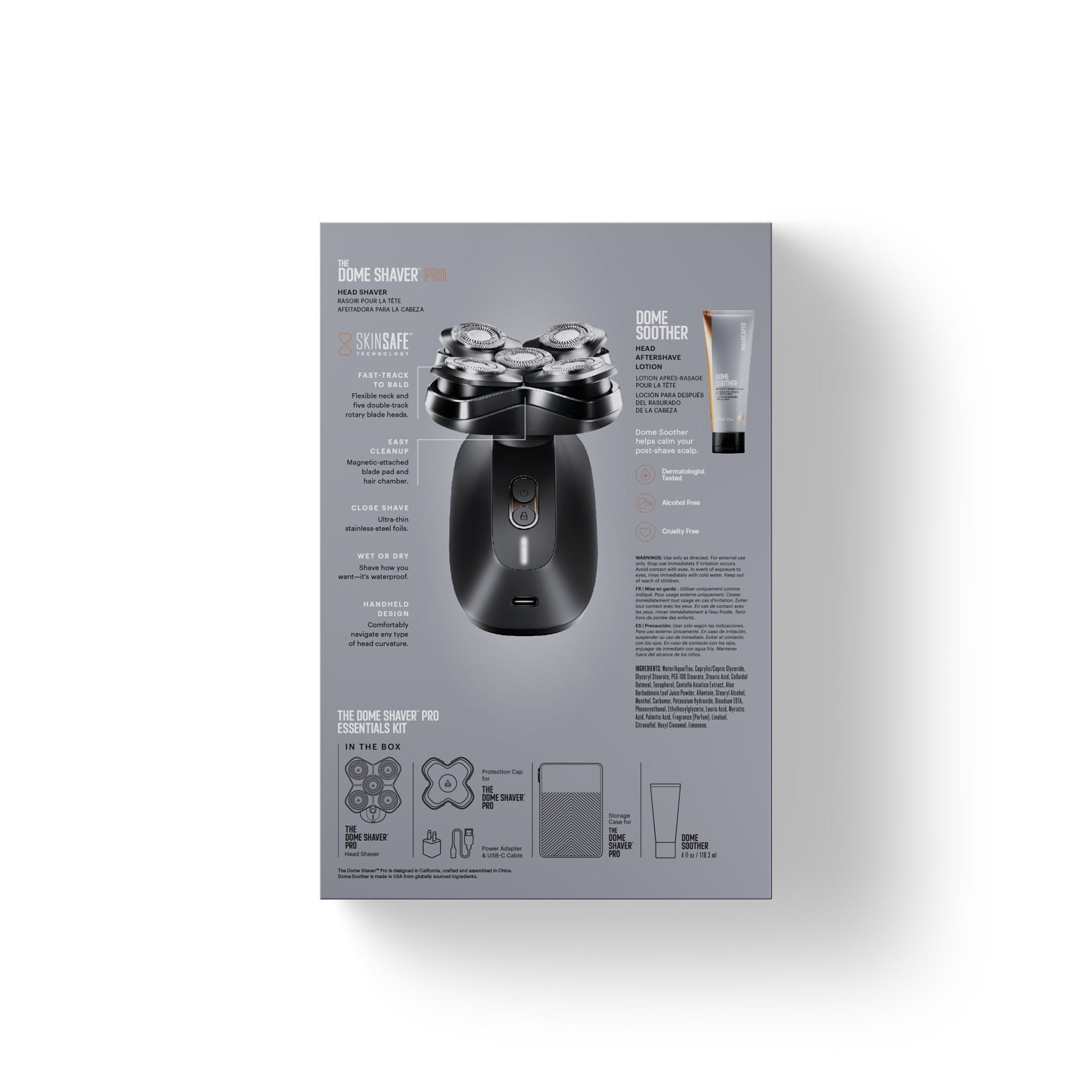 MANSCAPED - DOME SHAVER PRO ESSENTIALS KIT