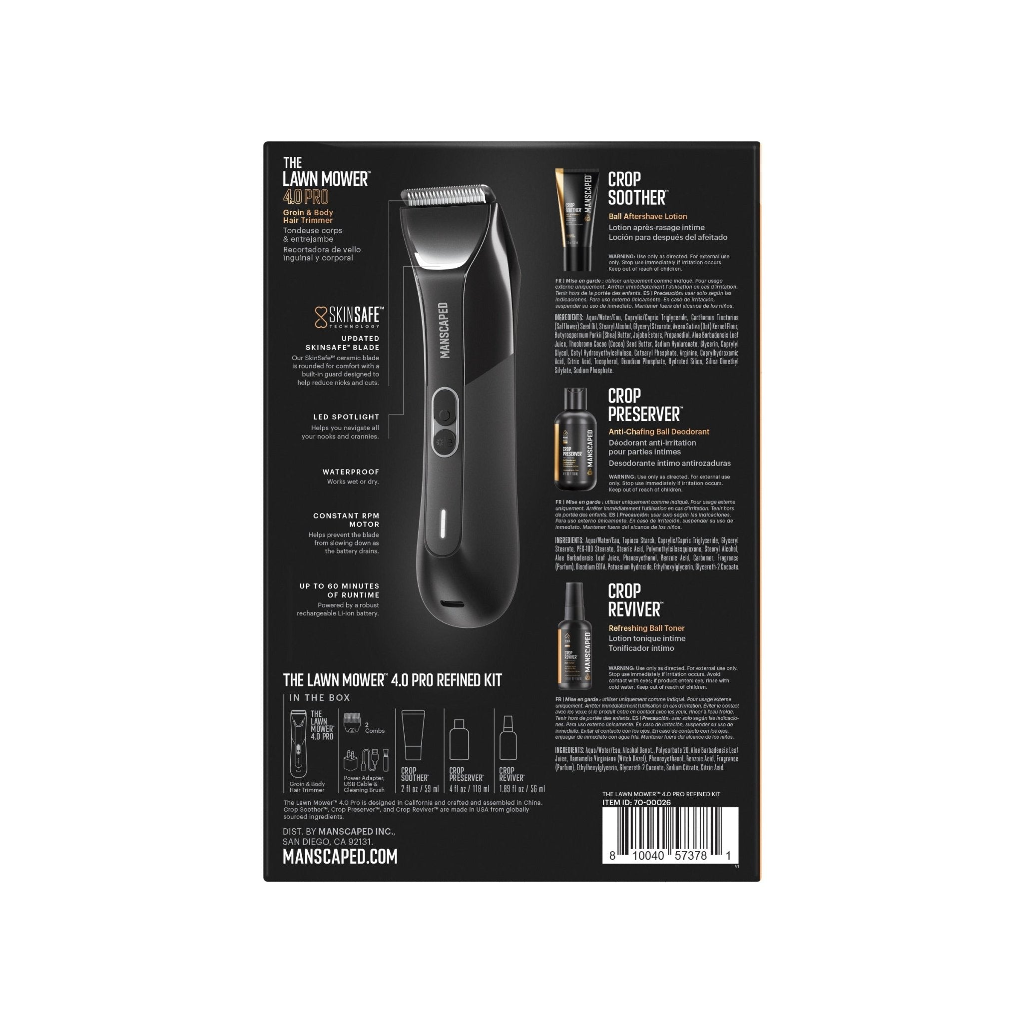 MANSCAPED - LAWN MOWER 4.0 PRO REFINED KIT