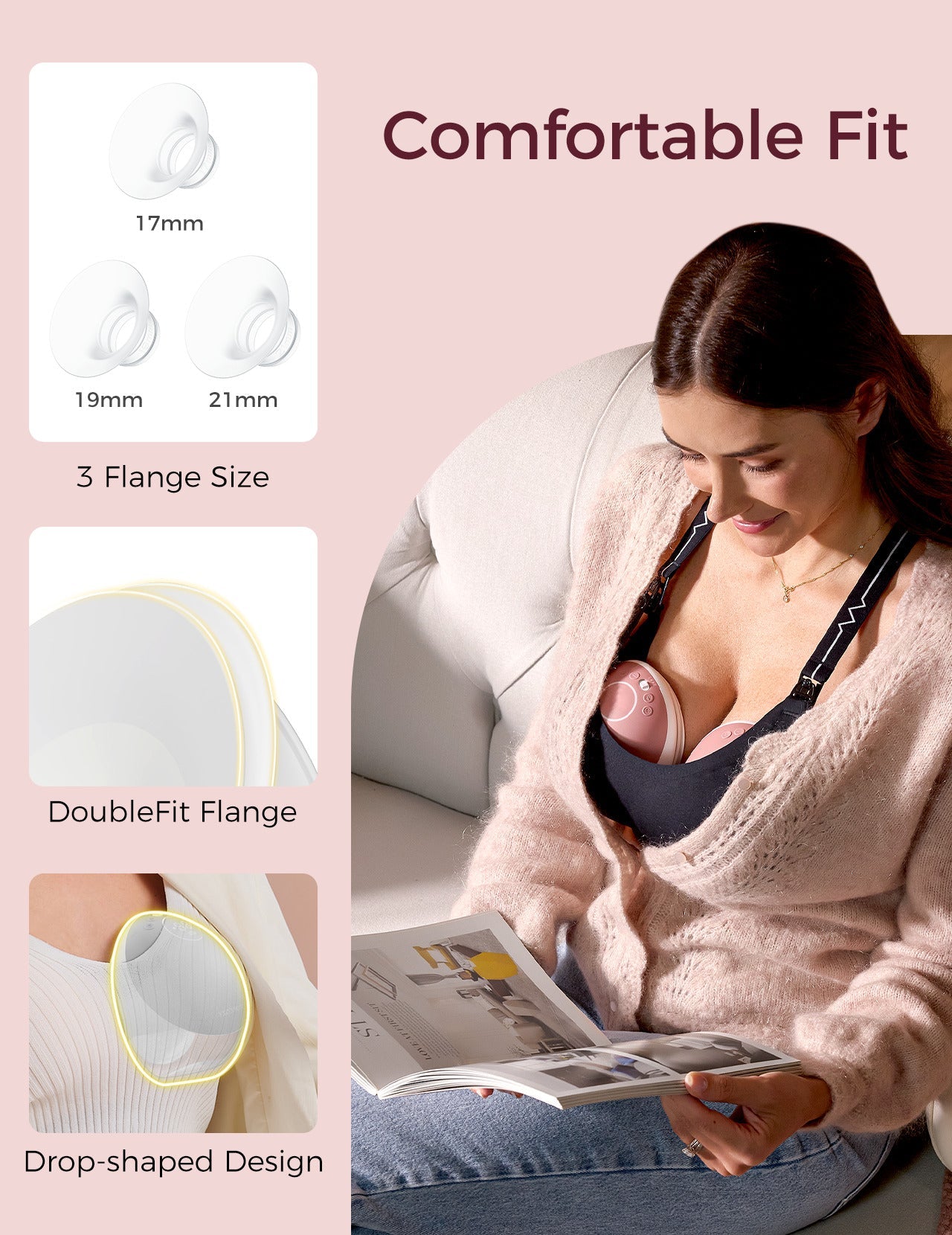 MOMCOZY - 5 - INCH DUAL - MODE SMART BABY MONITOR