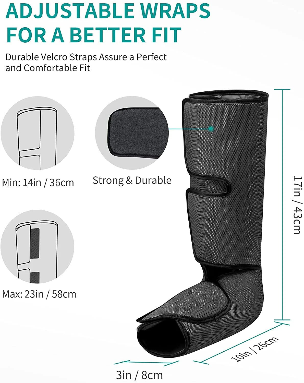 NEKTECK - LEG MASSAGER WITH AIR COMPRESSION