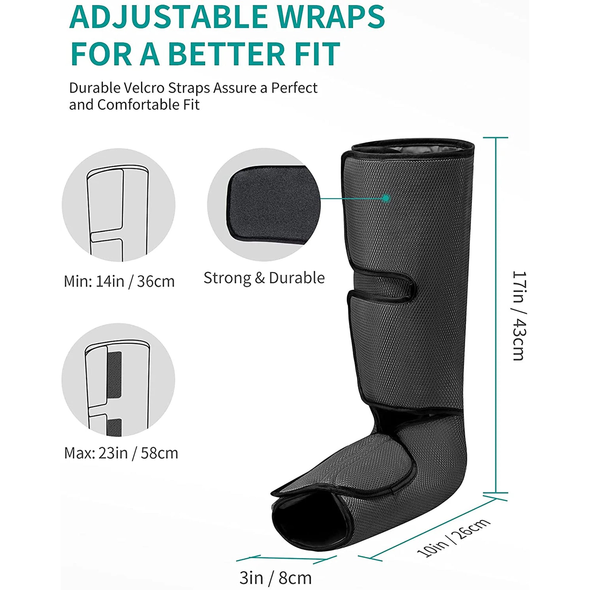 NEKTECK - LEG MASSAGER WITH AIR COMPRESSION