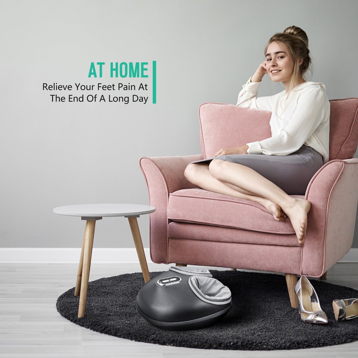 NEKTECK - SHIATSU FOOT MASSAGER MACHINE WITH SOOTHING HEAT