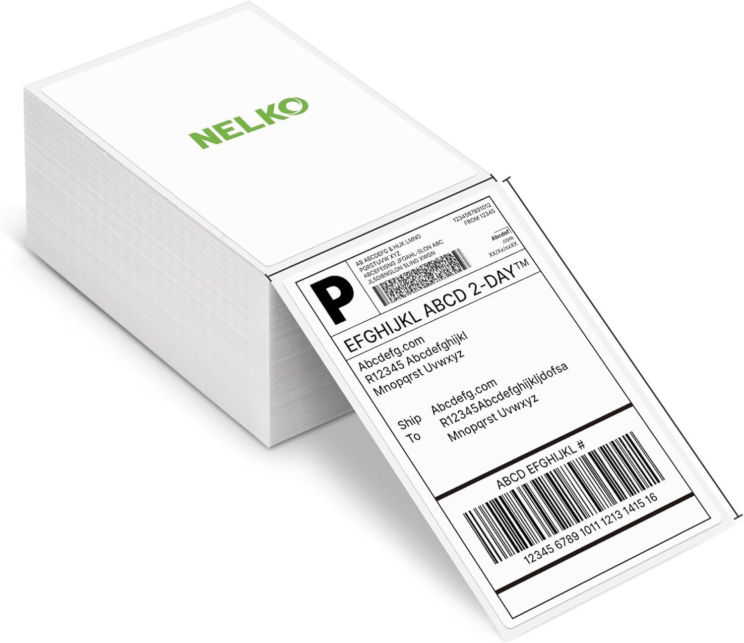 NELKO - WHITE 4x6 INCH 500 SHEETS/FOLDED PAPER