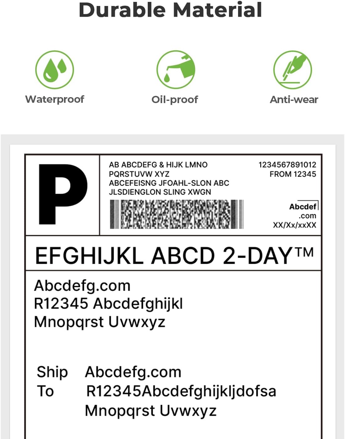 NELKO - WHITE 4x6 INCH 500 SHEETS/FOLDED PAPER