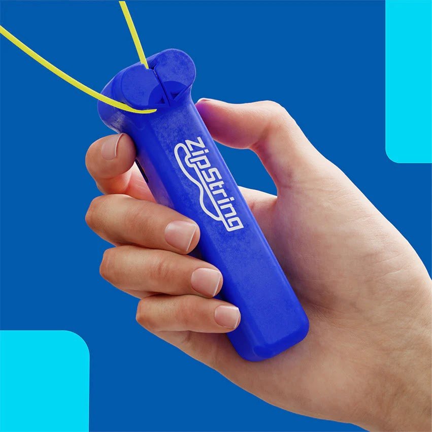 ORIGINAL ZIPSTRING Toy (Blue in Window Box)