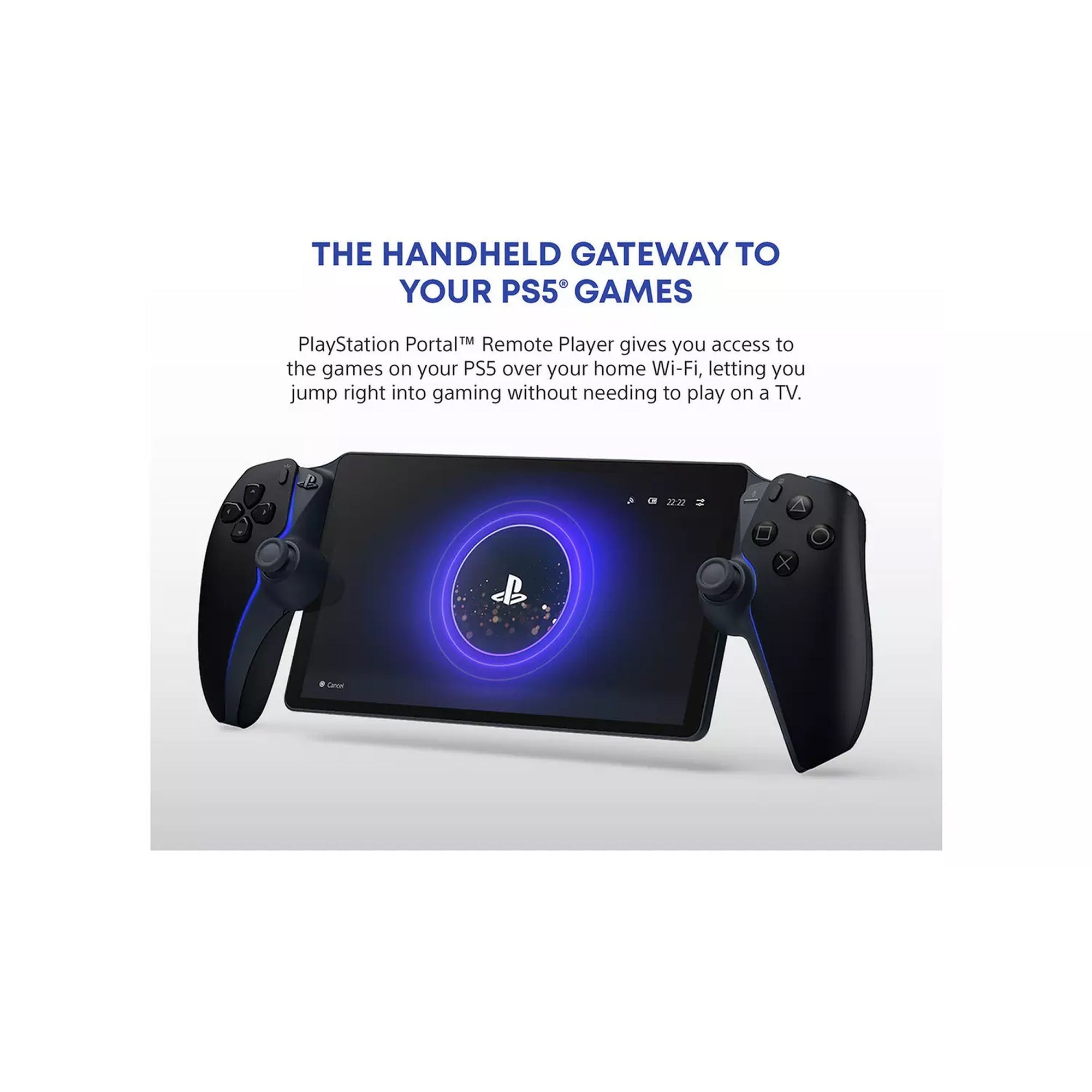 PLAYSTATION - PORTAL REMOTE PLAYER - MIDNIGHT BLACK