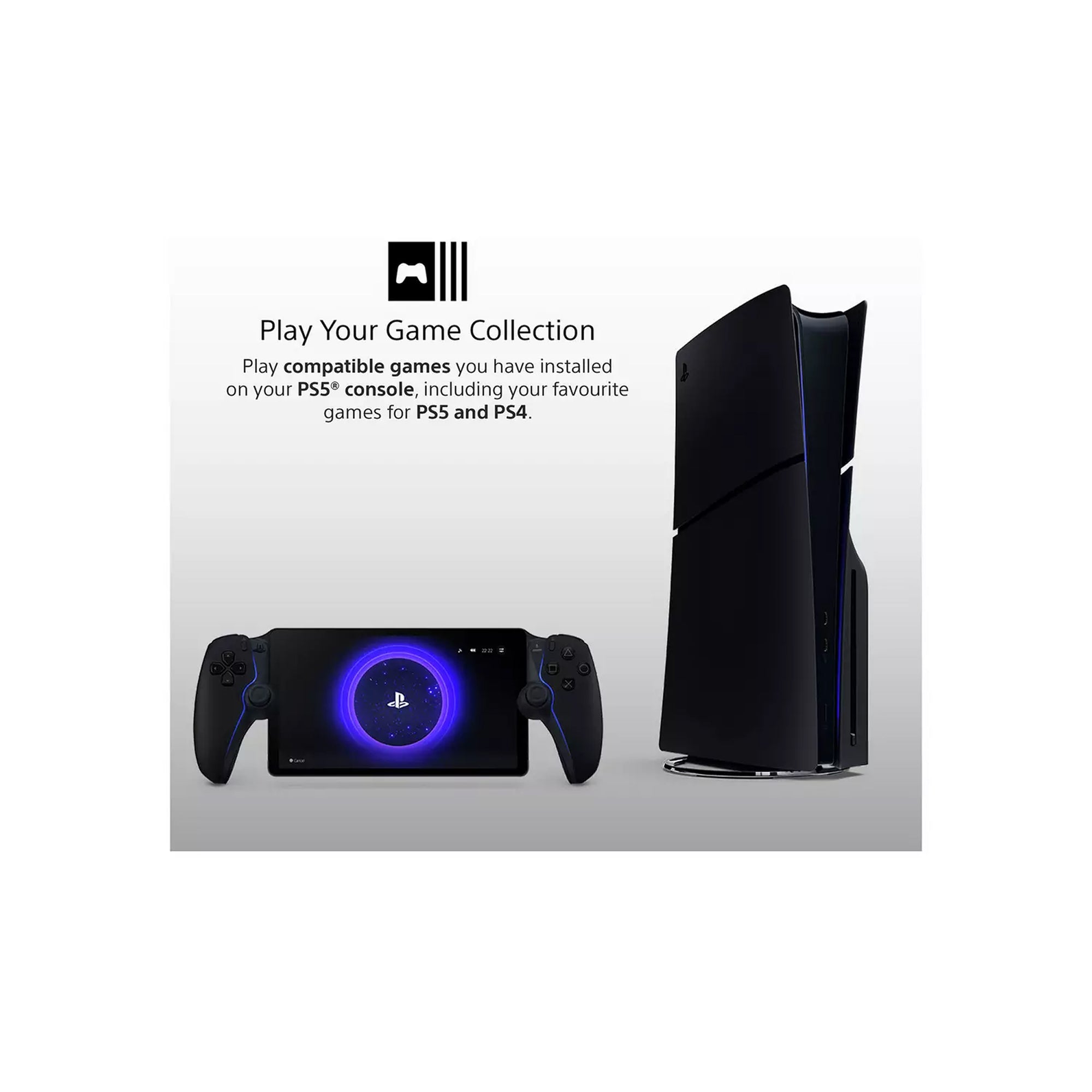 PLAYSTATION - PORTAL REMOTE PLAYER - MIDNIGHT BLACK