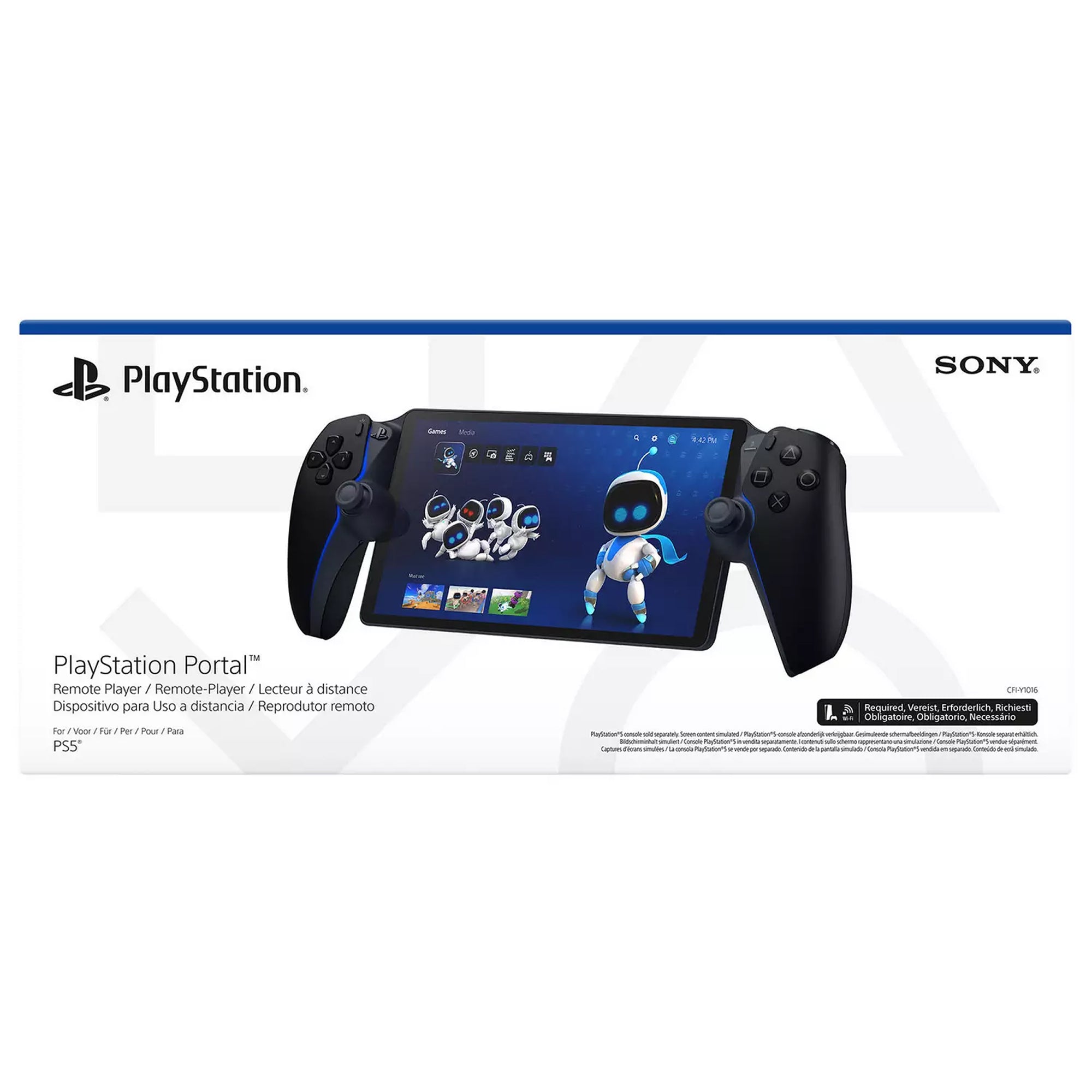 PLAYSTATION - PORTAL REMOTE PLAYER - MIDNIGHT BLACK