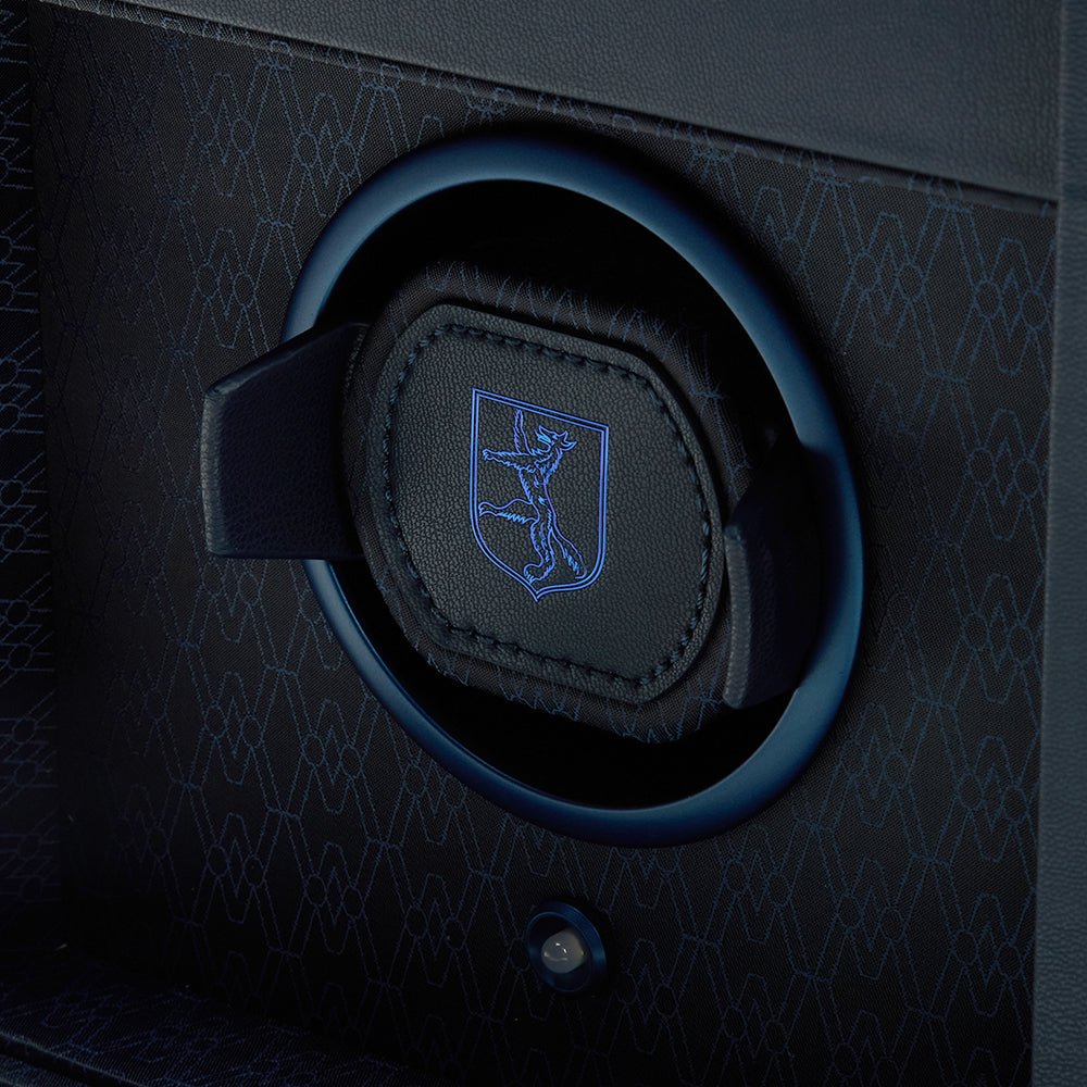 WOLF - EARTH SINGLE WATCH WINDER - MIDNGHT BLUE