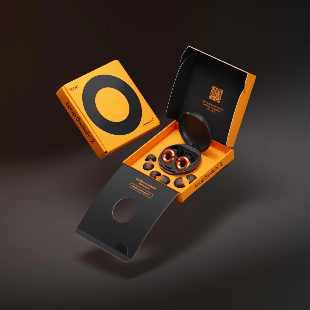 LOOP EARPLUGS - SWITCH 2 (MCLAREN EDITION)