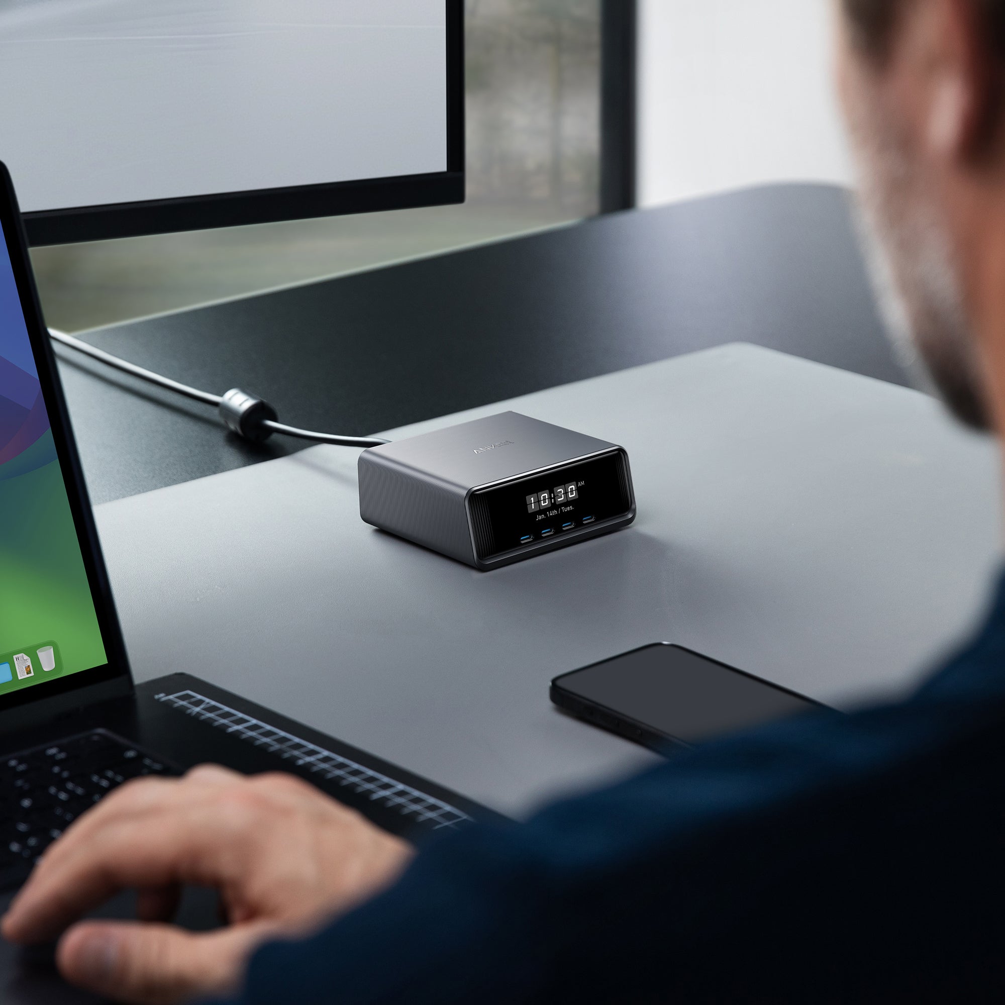 ANKER - PRIME CHARGER (250W, 6 PORTS, GANPRIME)