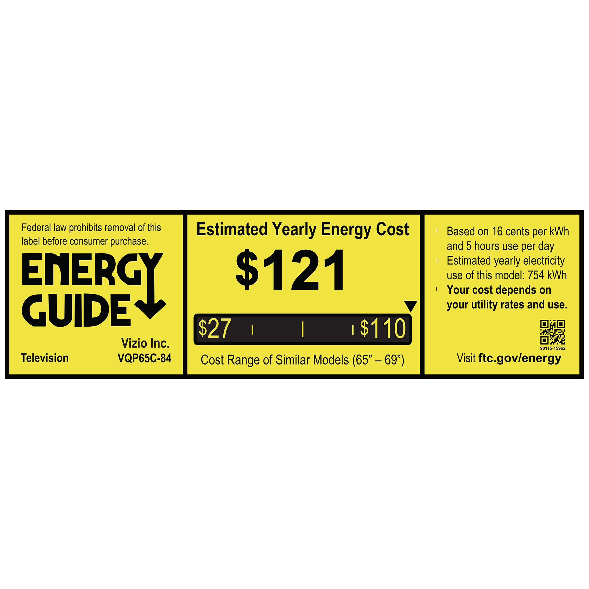 VIZIO - 65" QUANTUM PRO 4K QLED HDR 120HZ SMART TV