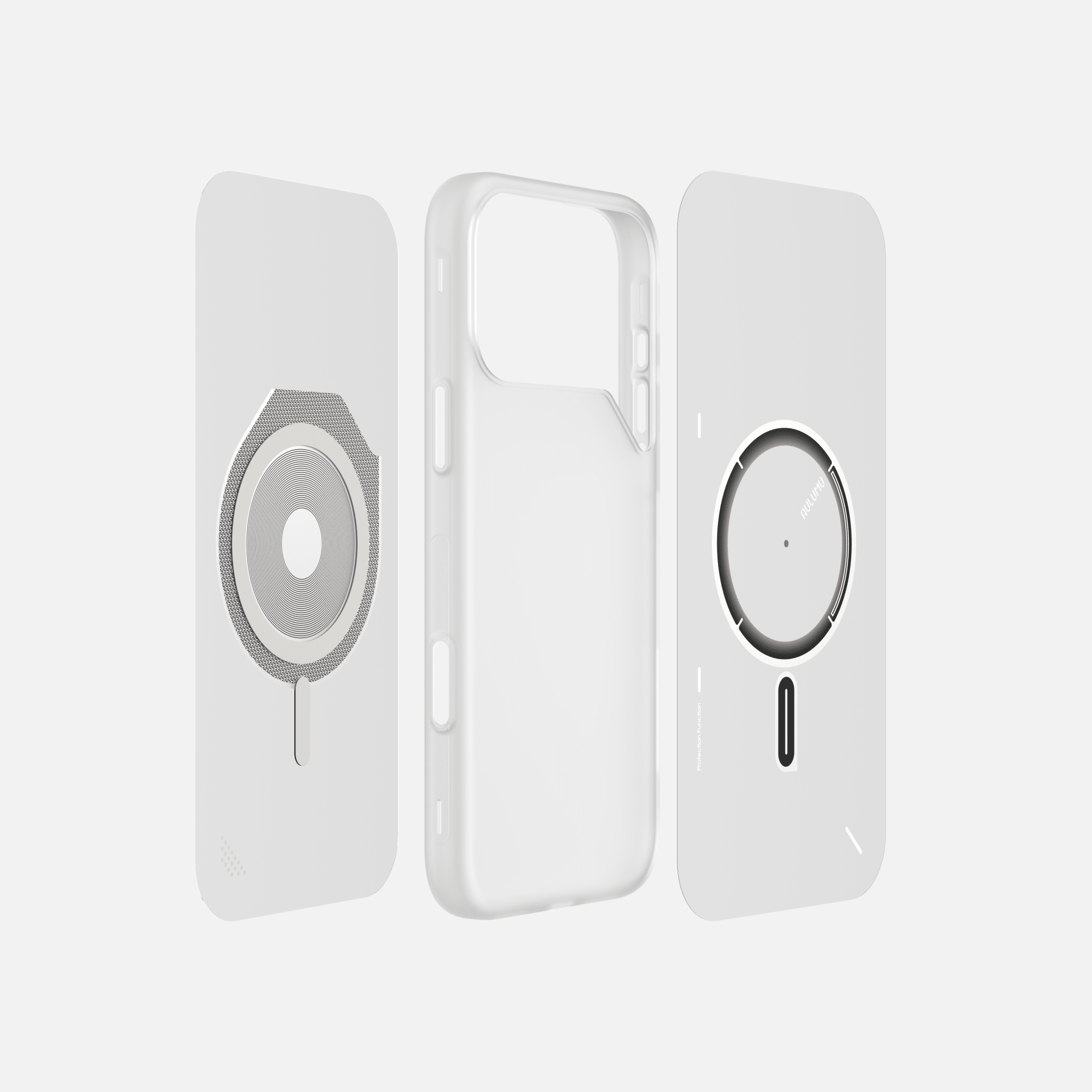 A17 TPU CASE FOR IPHONE 17 PRO MAX, TRANSLUCENT WHITE