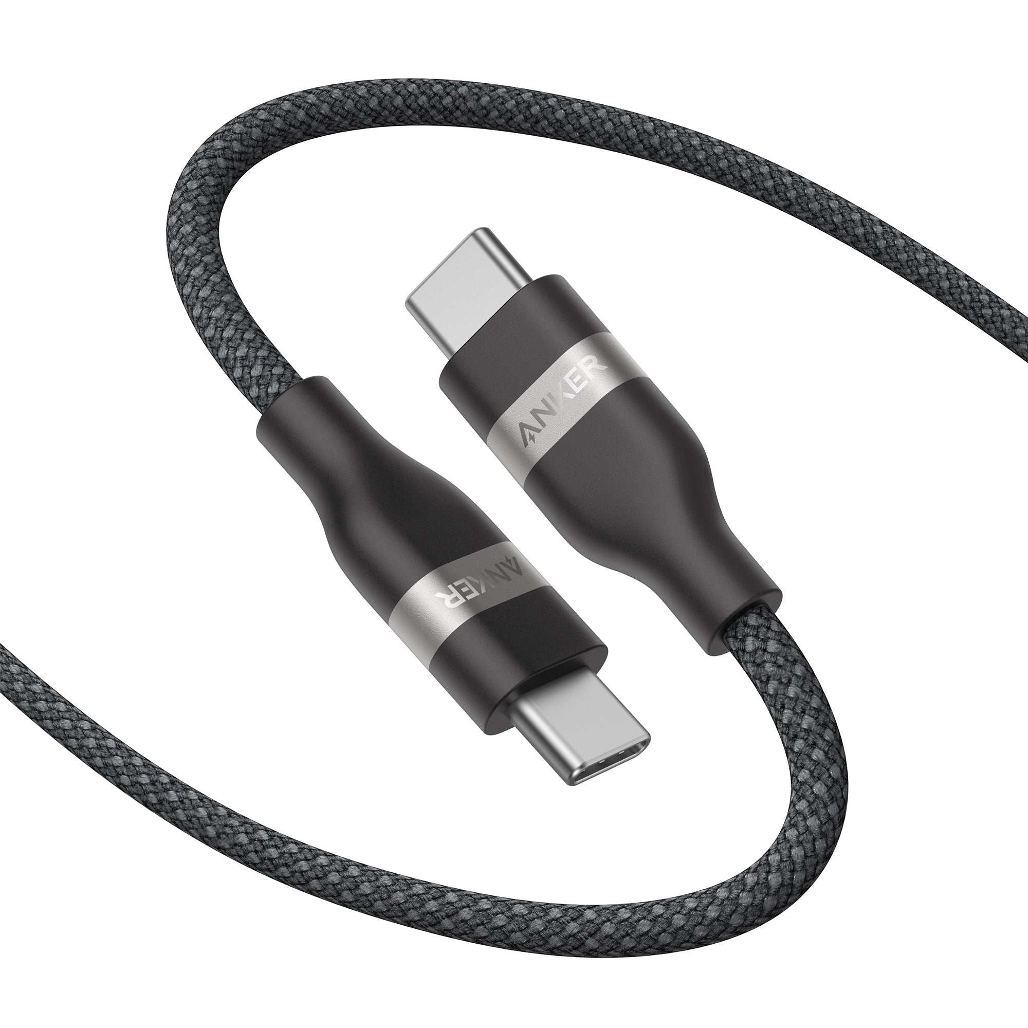 ANKER - USB - C TO USB - C CABLE (3 FT, 240W, UPCYCLED - BRAIDED)