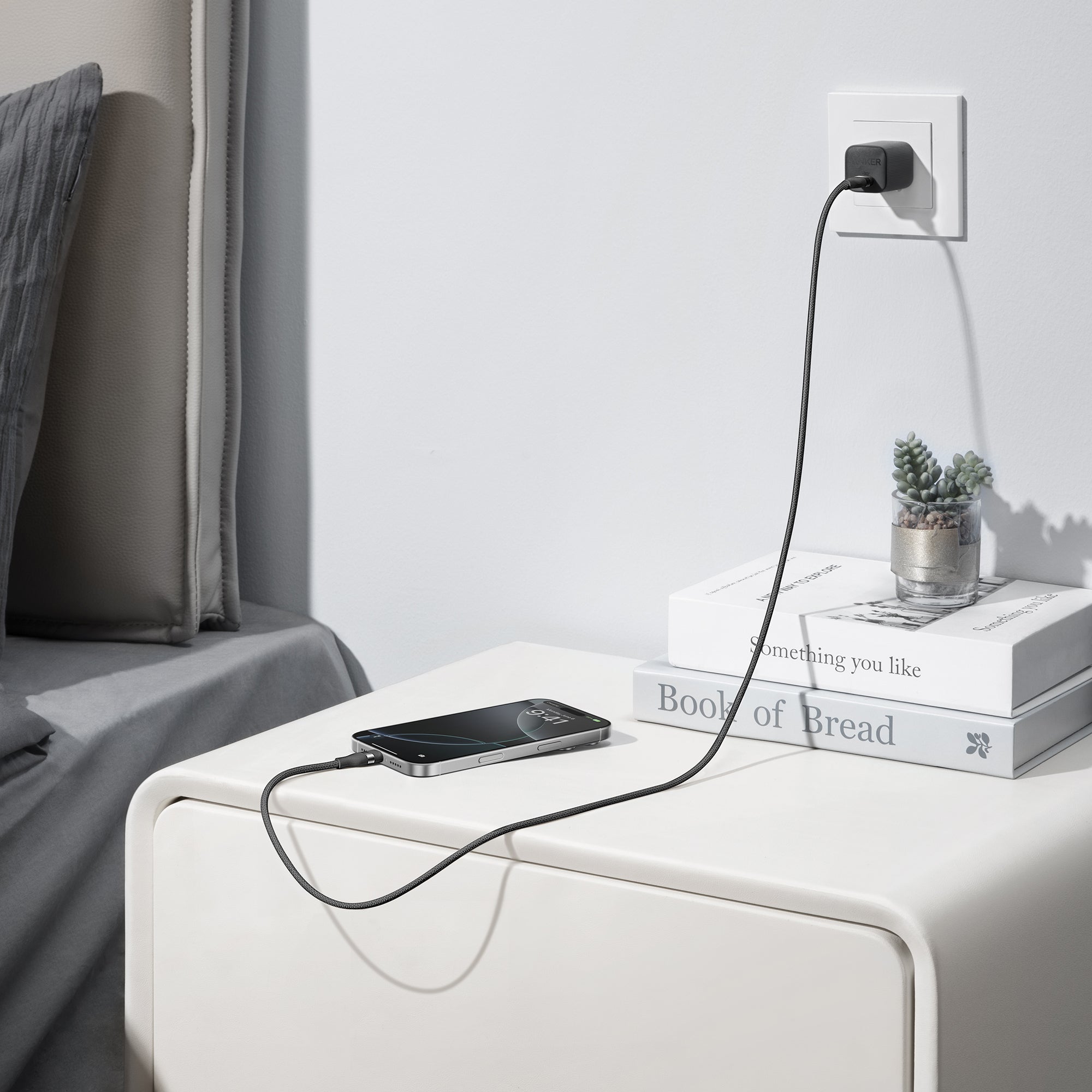 ANKER - USB-C TO USB-C CABLE (3 FT, 240W, UPCYCLED-BRAIDED)