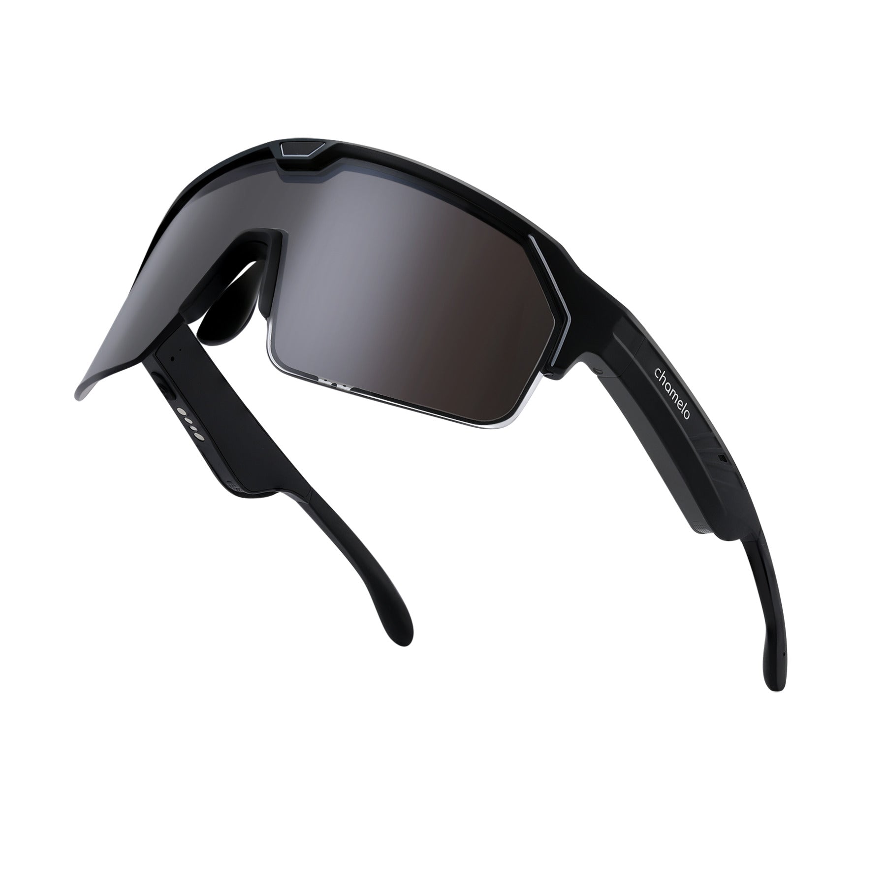 CHAMELO - SPORT MUSIC SHIELD SLIDER HVL SMOKE MATTE BLACK
