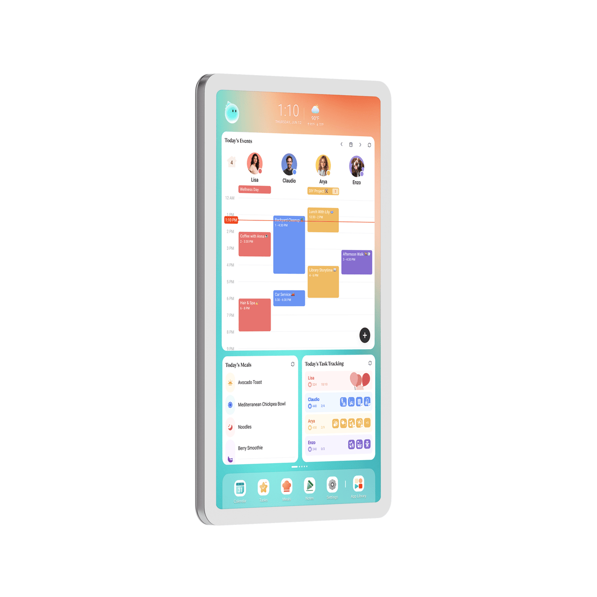 COZYLA 24" CALENDAR PLUS 3