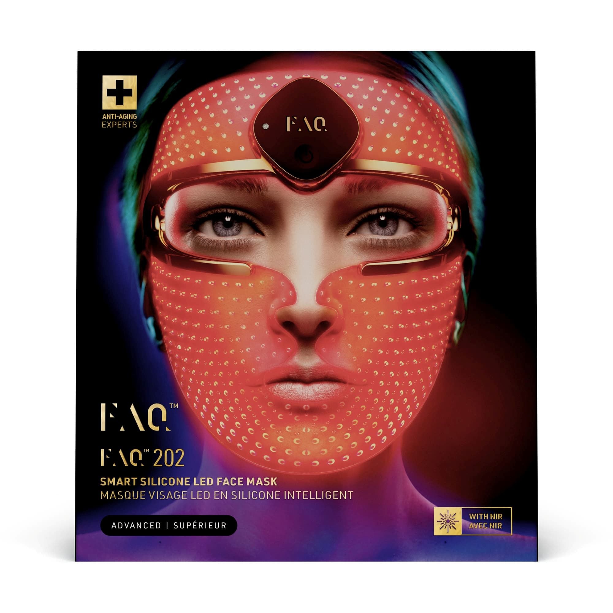 FOREO - FAQ 202 WIRELESS SILICONE LED + NEAR - INFRARED FACE MASK