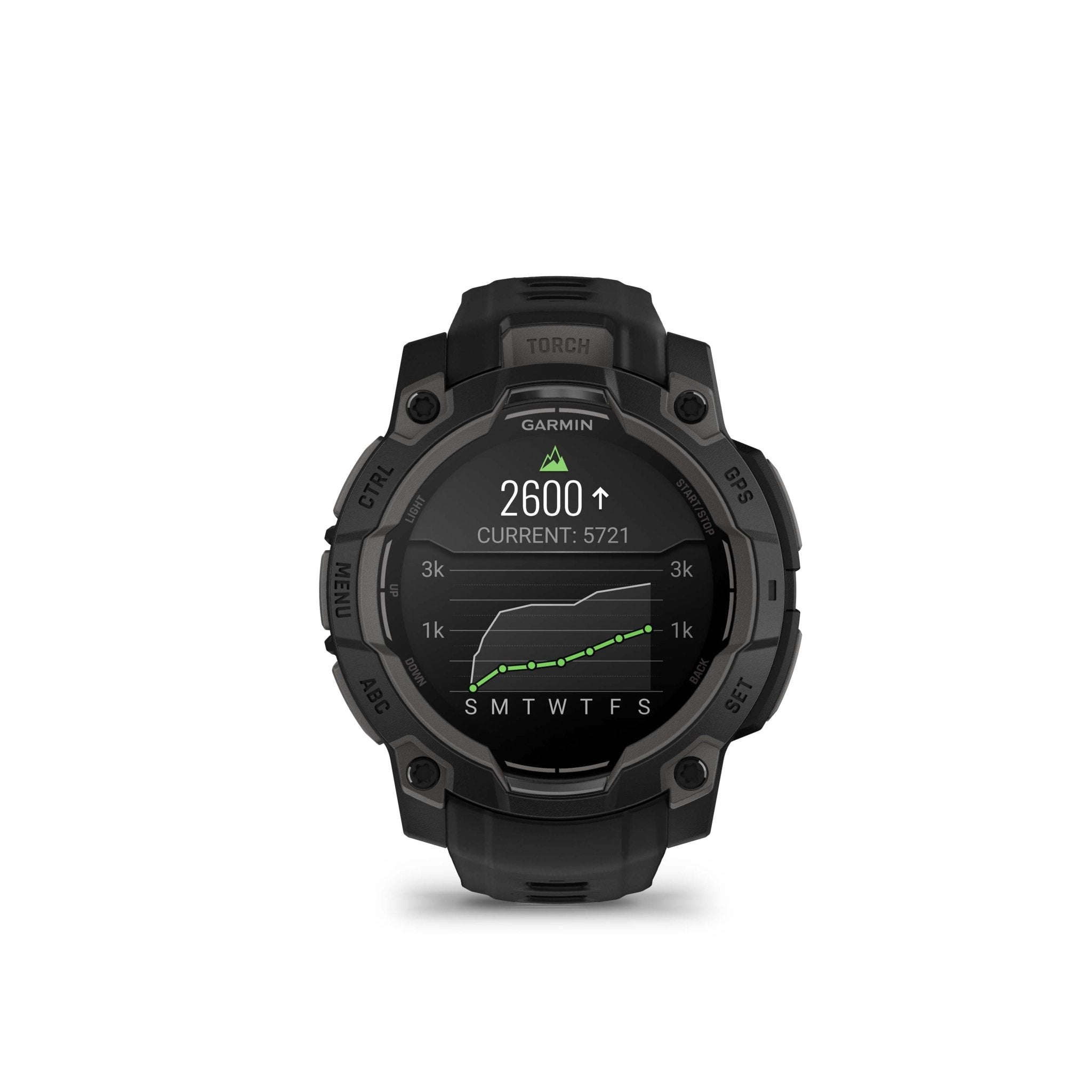 GARMIN - ININSTINCT 3 45 MM, AMOLED BLACK WITH BLACK BAND