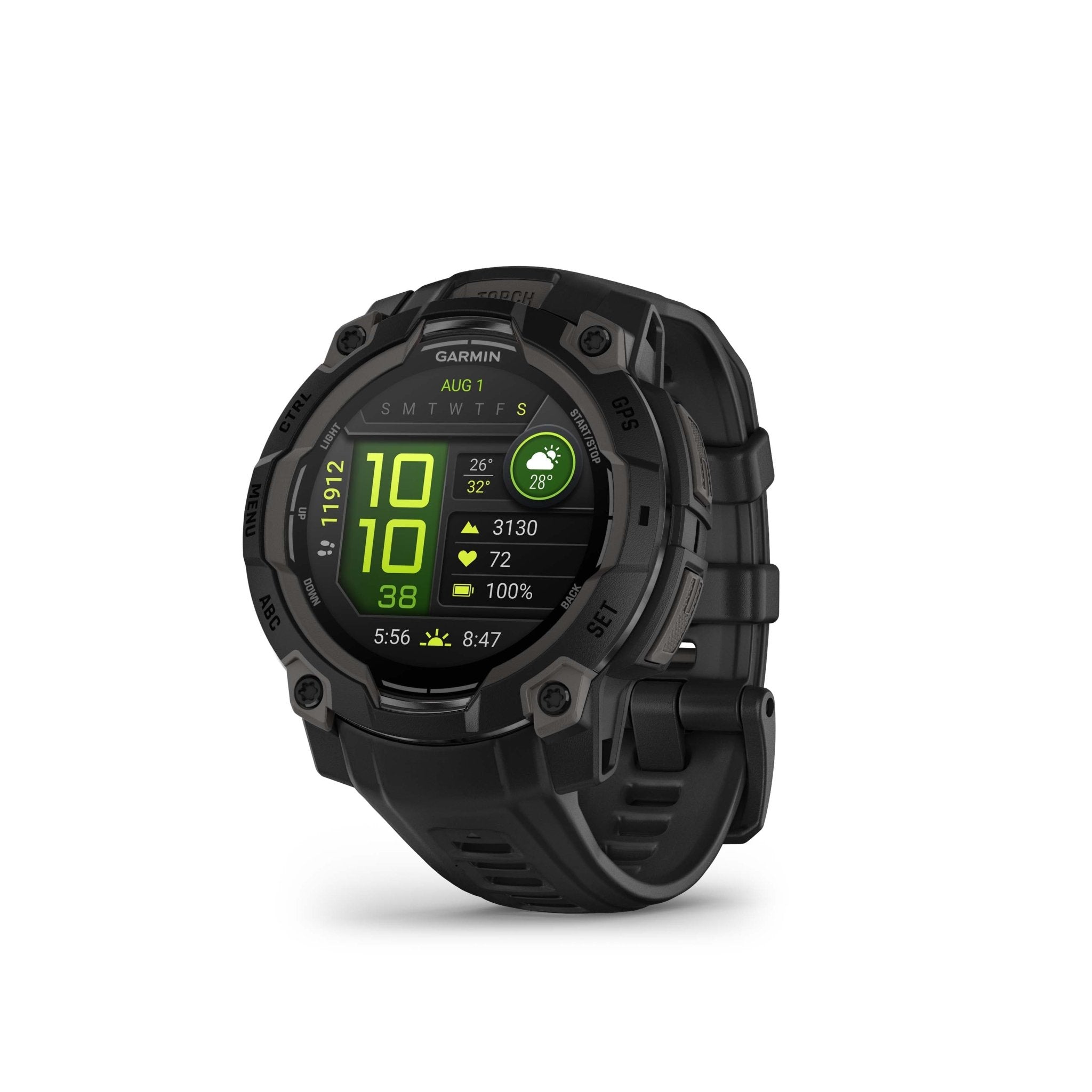 GARMIN - ININSTINCT 3 � 45 MM, AMOLED BLACK WITH BLACK BAND
