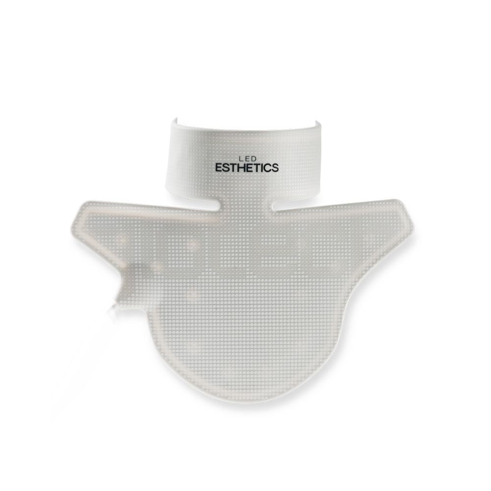 LED ESTHETICS - GLOTECH COLLAR - RED LIGHT NECK & CHEST RENEWAL MASK