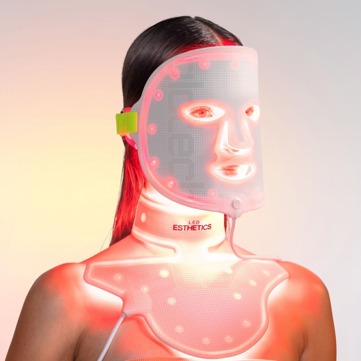 LED ESTHETICS - GLOTECH MASK PRO - LED THERAPY ANTI - AGING & SKIN - CLEARING MASK