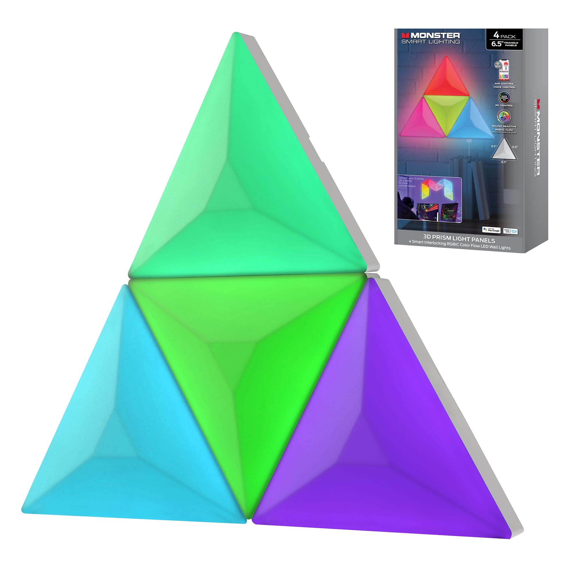 MONSTER - 3D PRISM 4PK