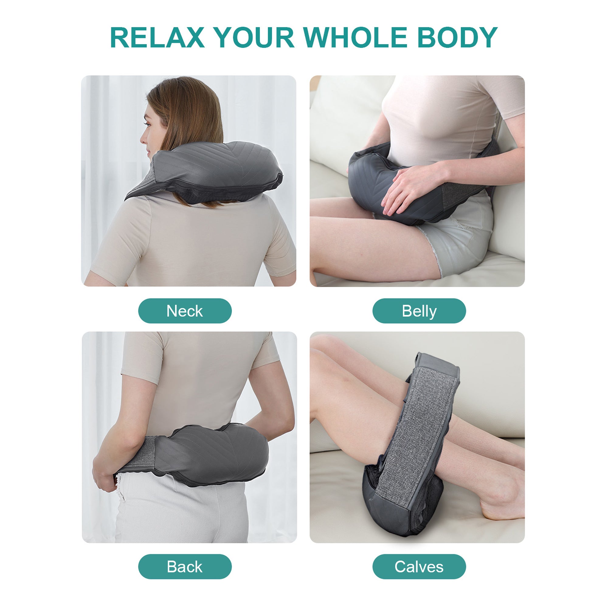 NEKTECK - CORDLESS NECK AND BACK MASSAGER