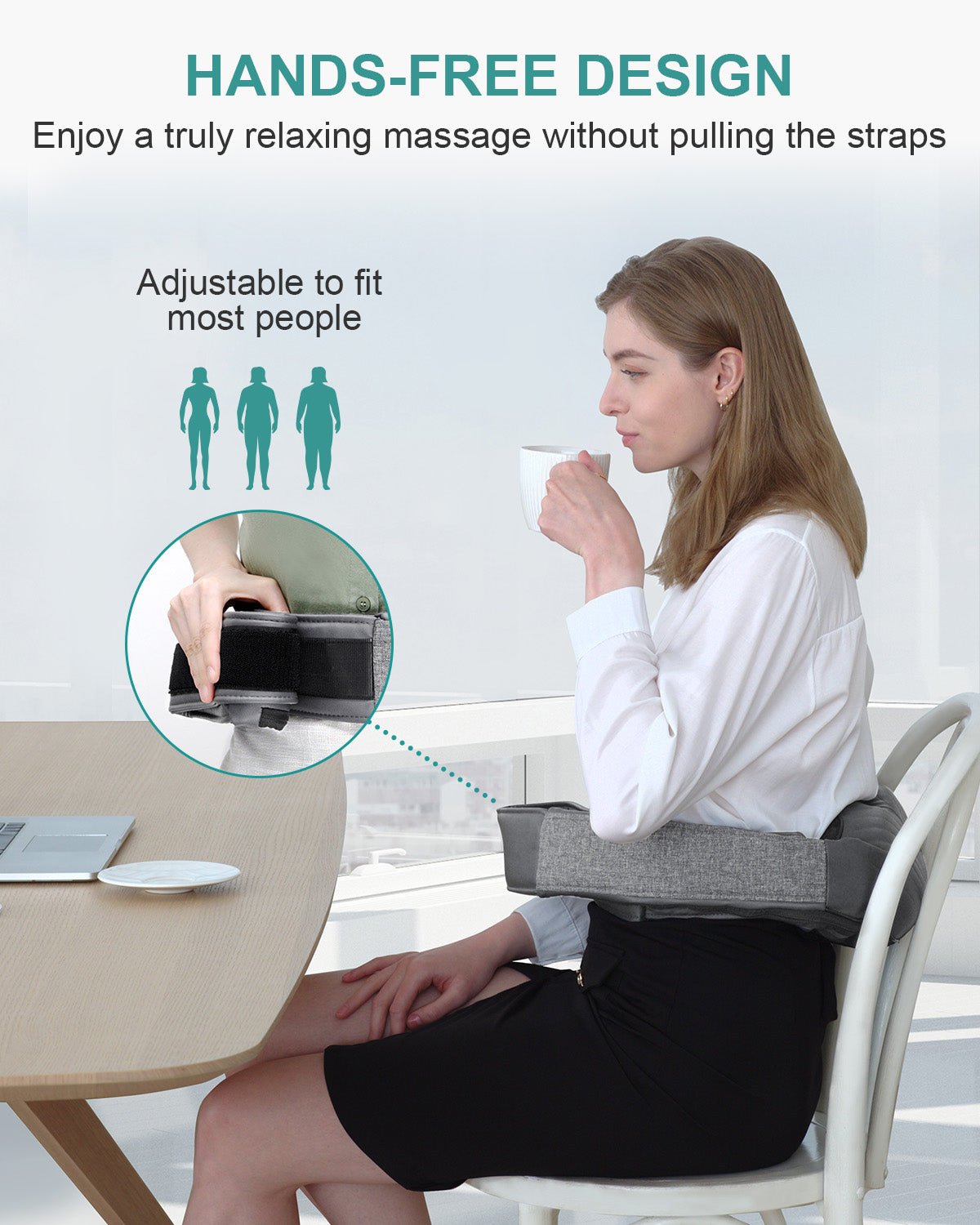 NEKTECK - CORDLESS NECK AND BACK MASSAGER