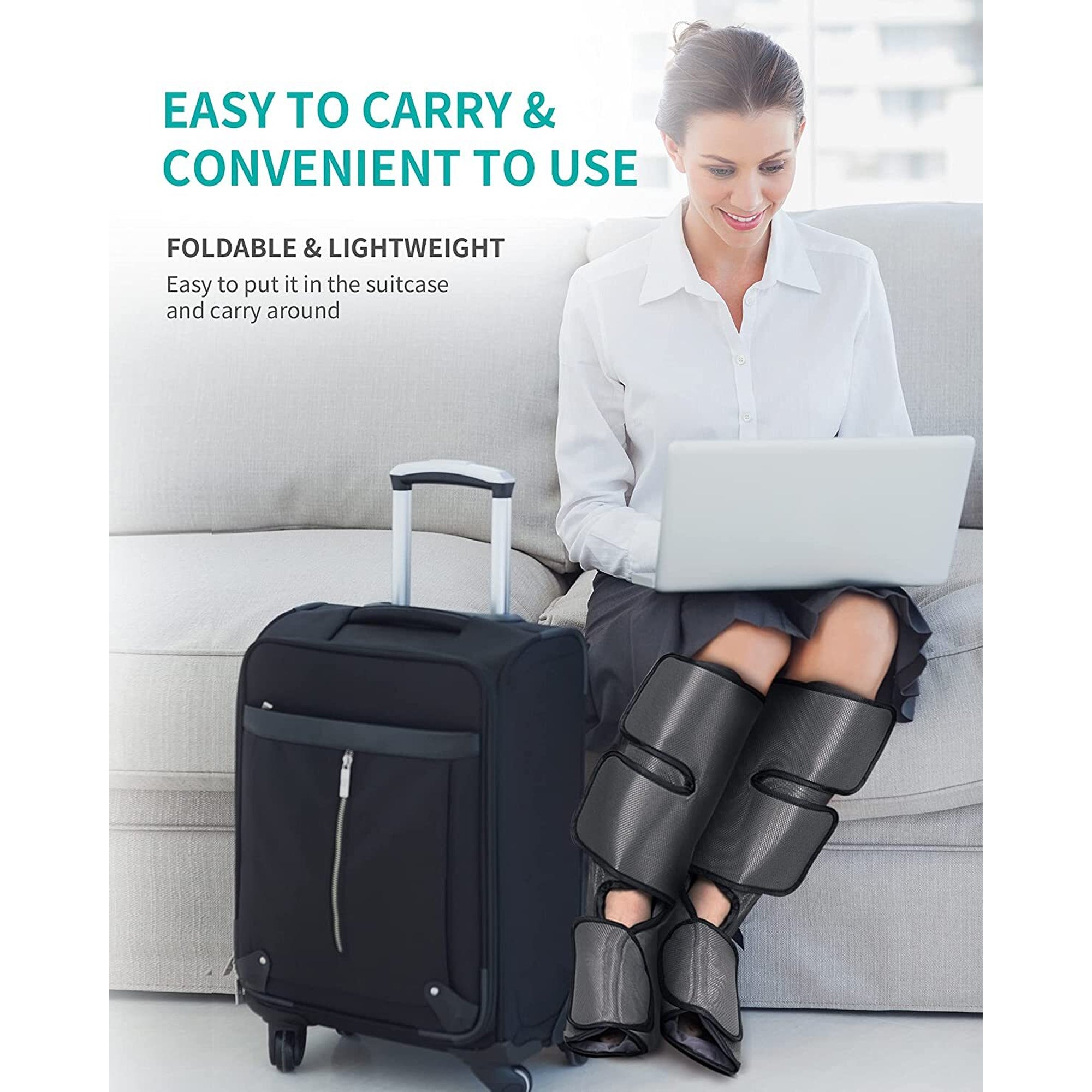 NEKTECK - LEG MASSAGER WITH AIR COMPRESSION