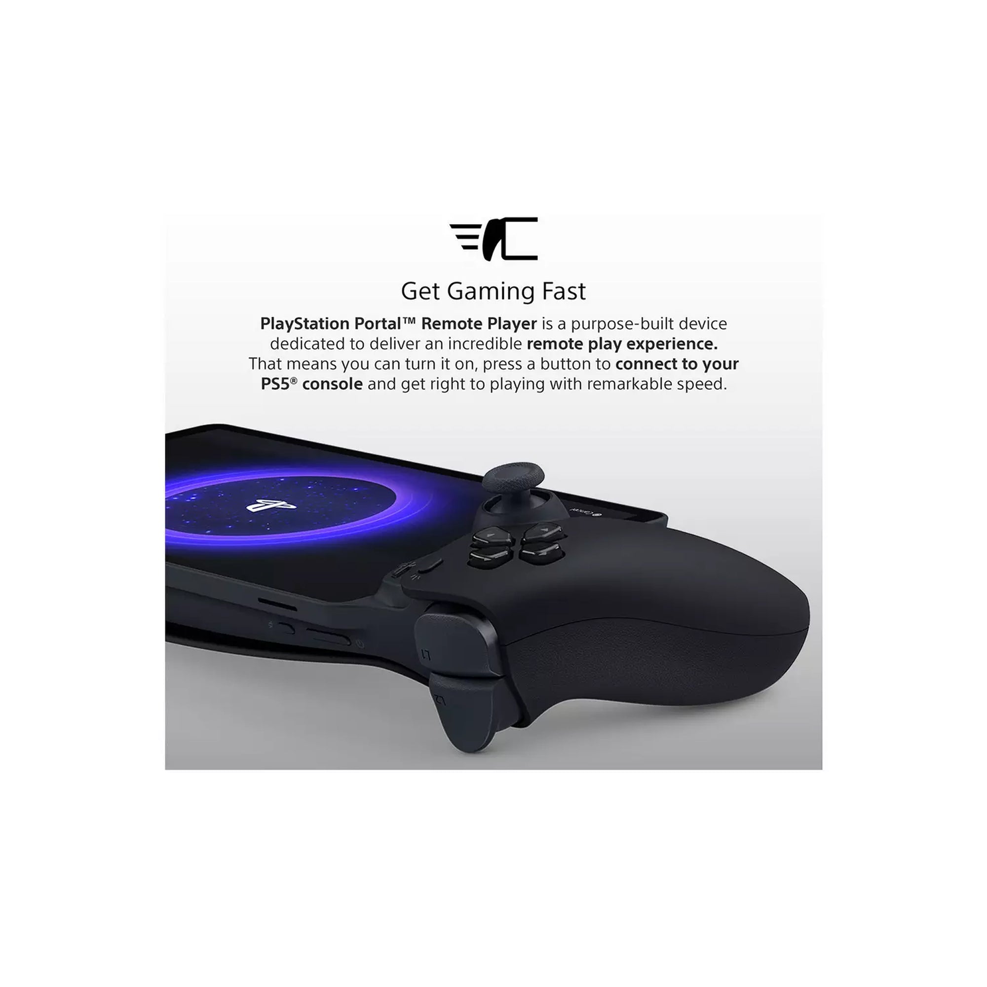PLAYSTATION - PORTAL REMOTE PLAYER - MIDNIGHT BLACK