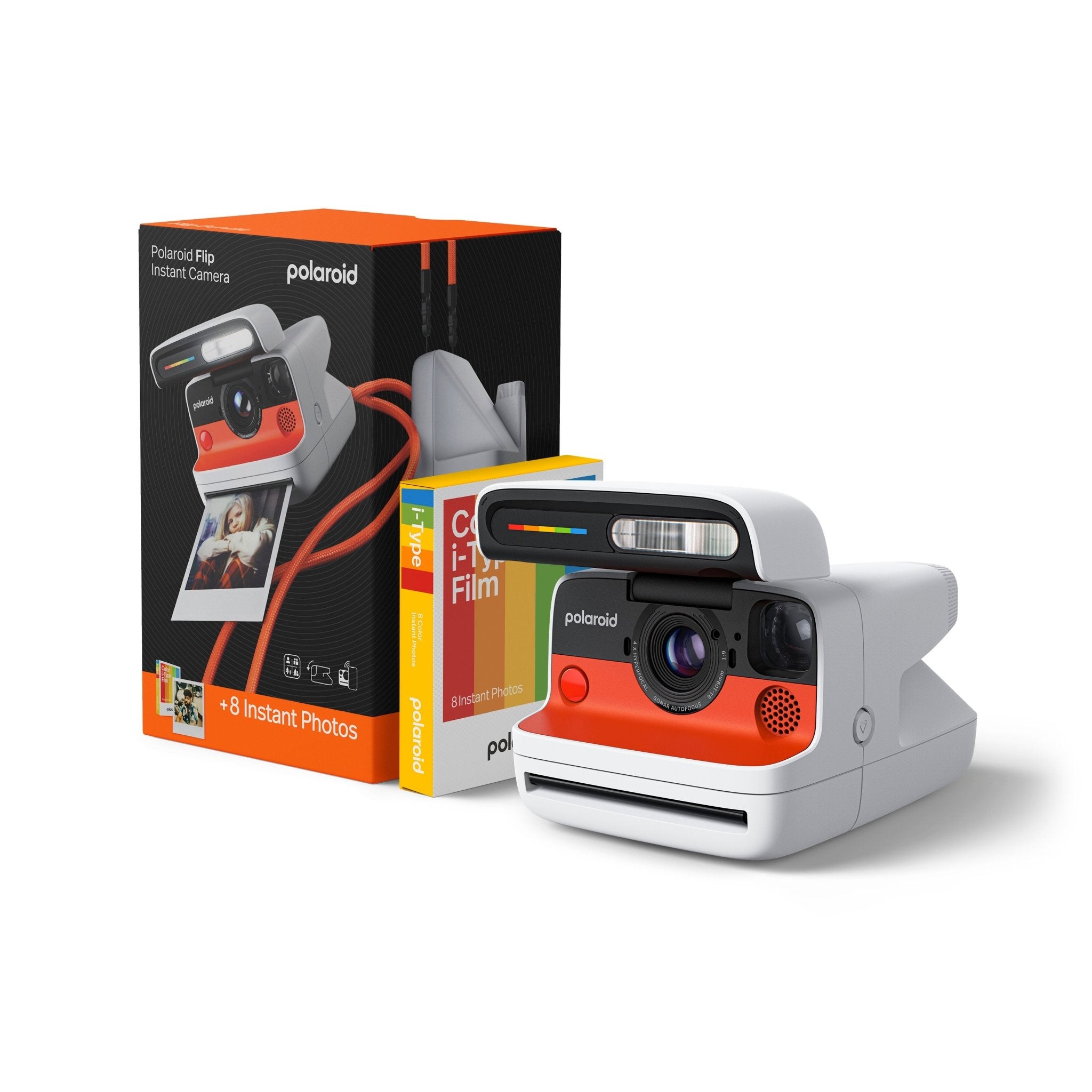 POLAROID - FLIP WHITE COLOR FILM BUNDLE (8 PHOTOS)