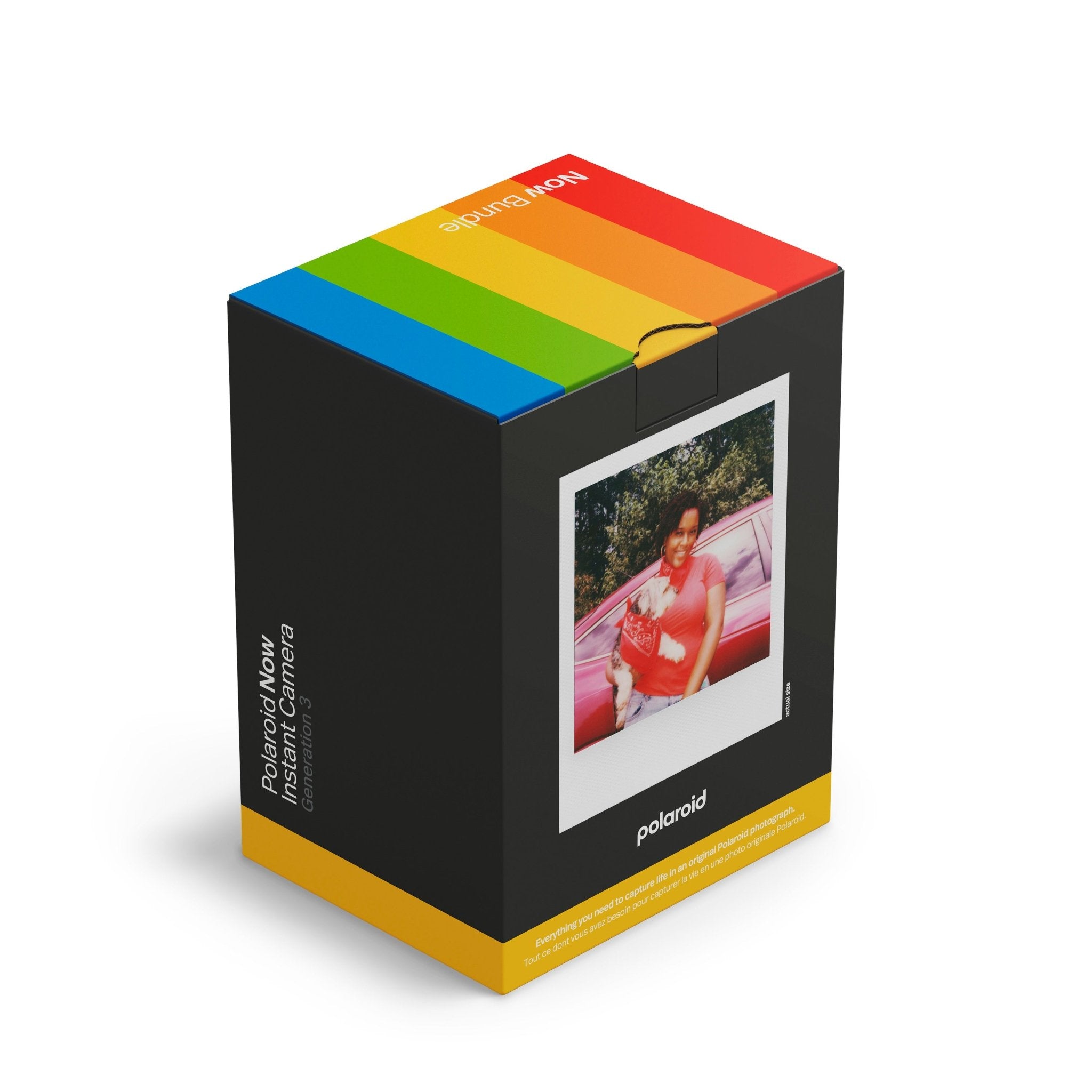 POLAROID - NOW GEN 3 BLACK + COLOR FILM BUNDLE (8 PHOTOS)