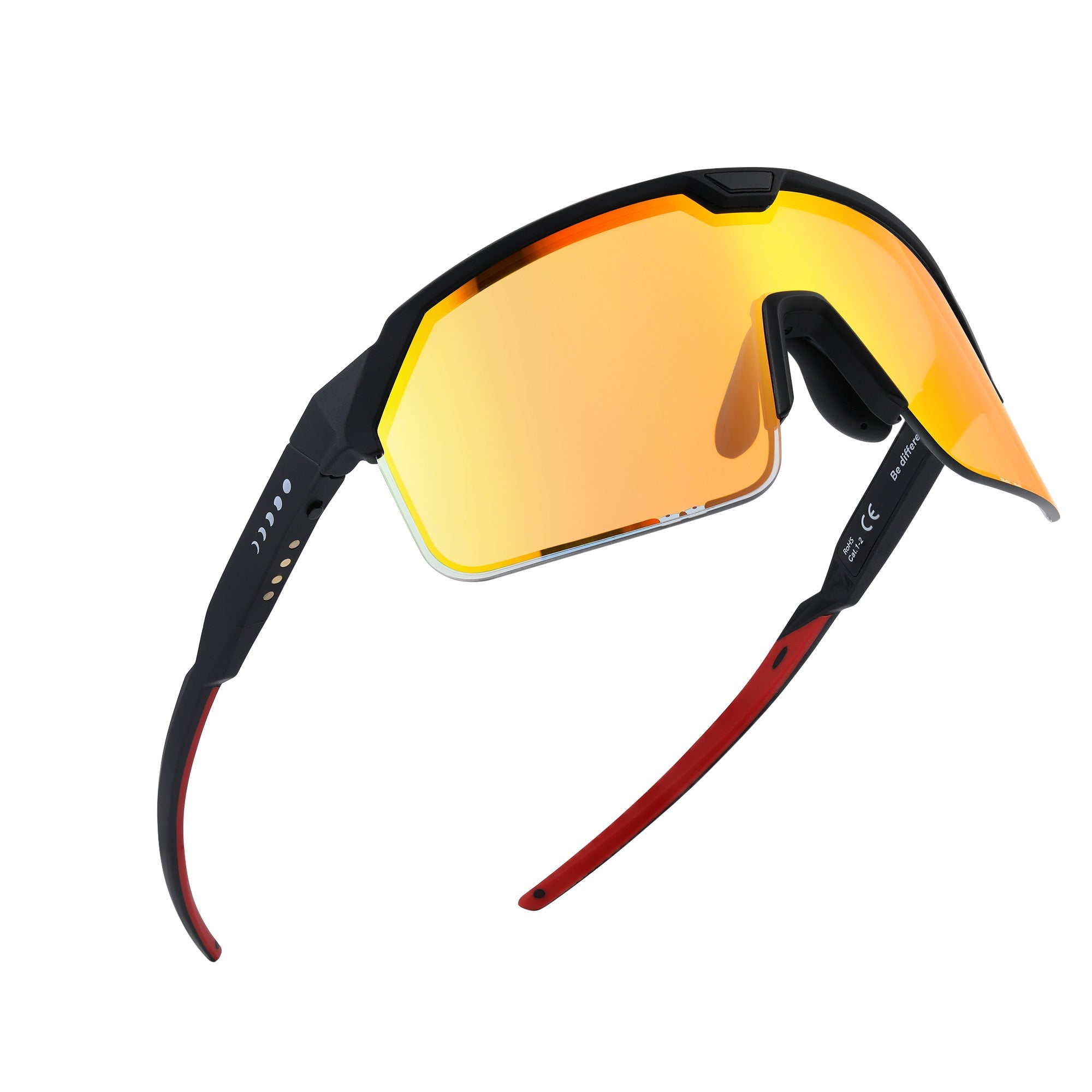 SPORT SHIELD SLIDER HVL ORANGE WHITE - LA MELAZA 7