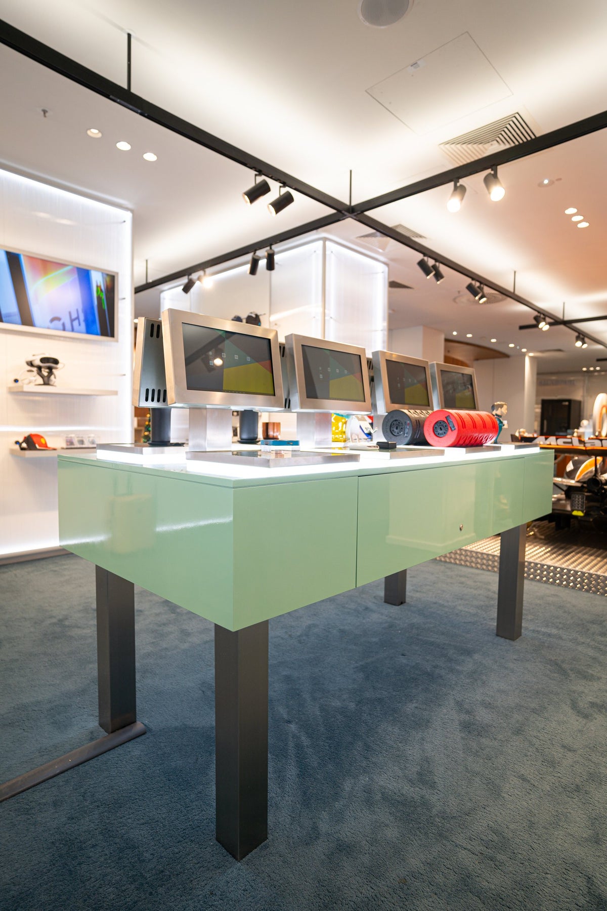 Product tables at KaDeWe, Berlin