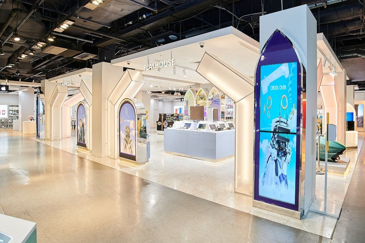 Playhouse gaming space at Selfridges, London