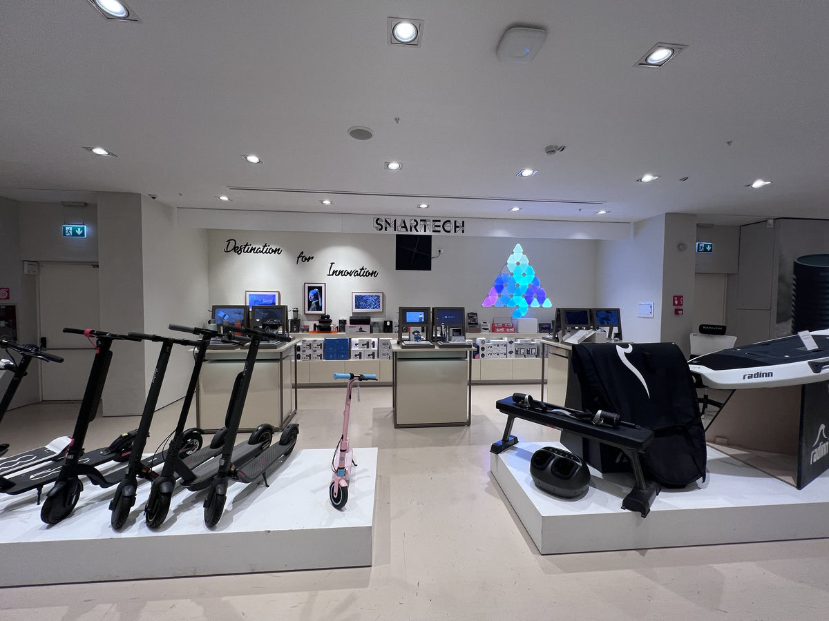 Inside the store at Rinascente, Rome