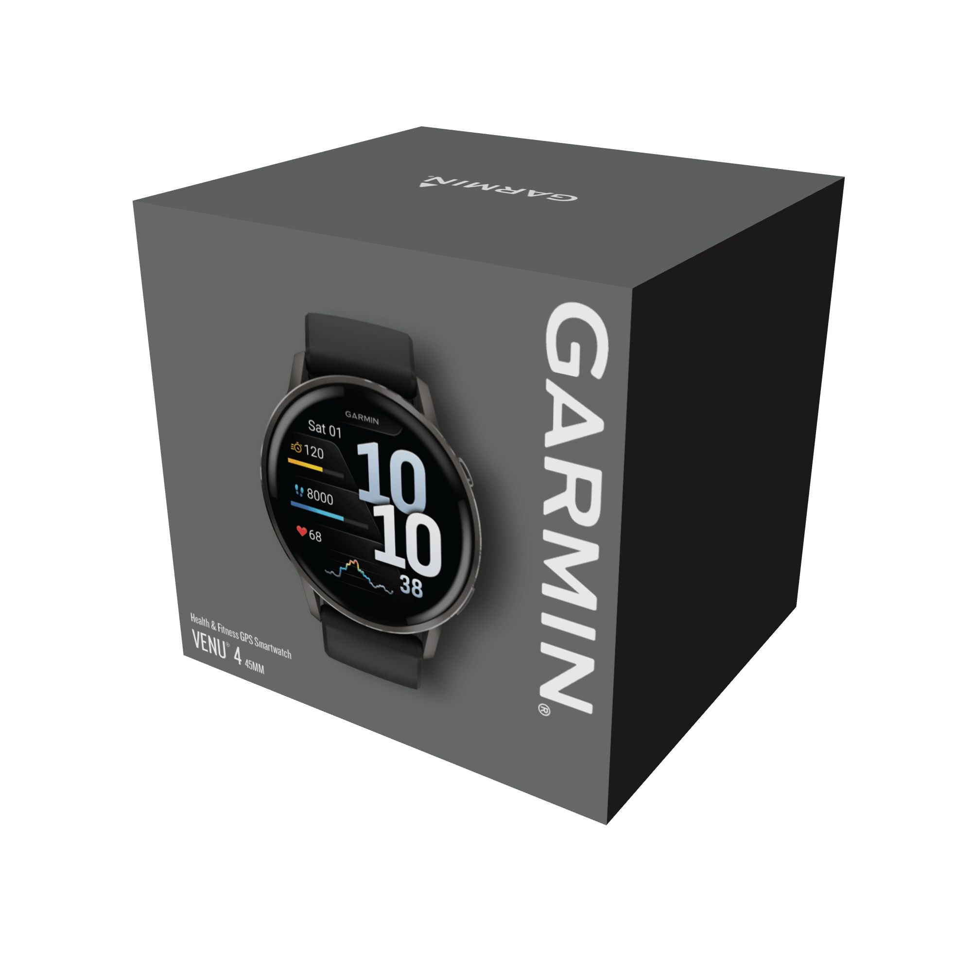 VENU 4 - 45MM, BLACK W/SLATE BLACK, WW